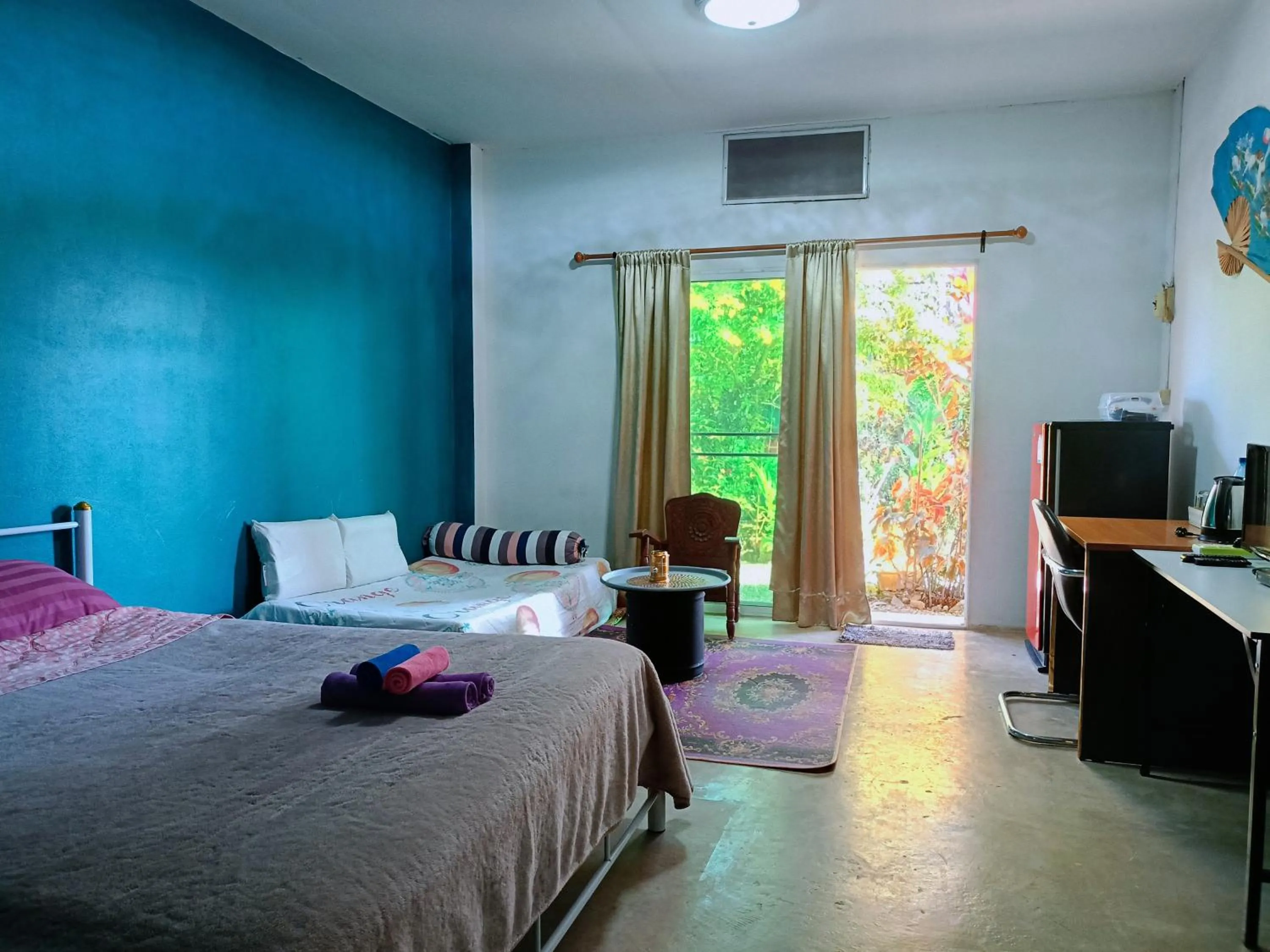 Bed in Six Nature Resort