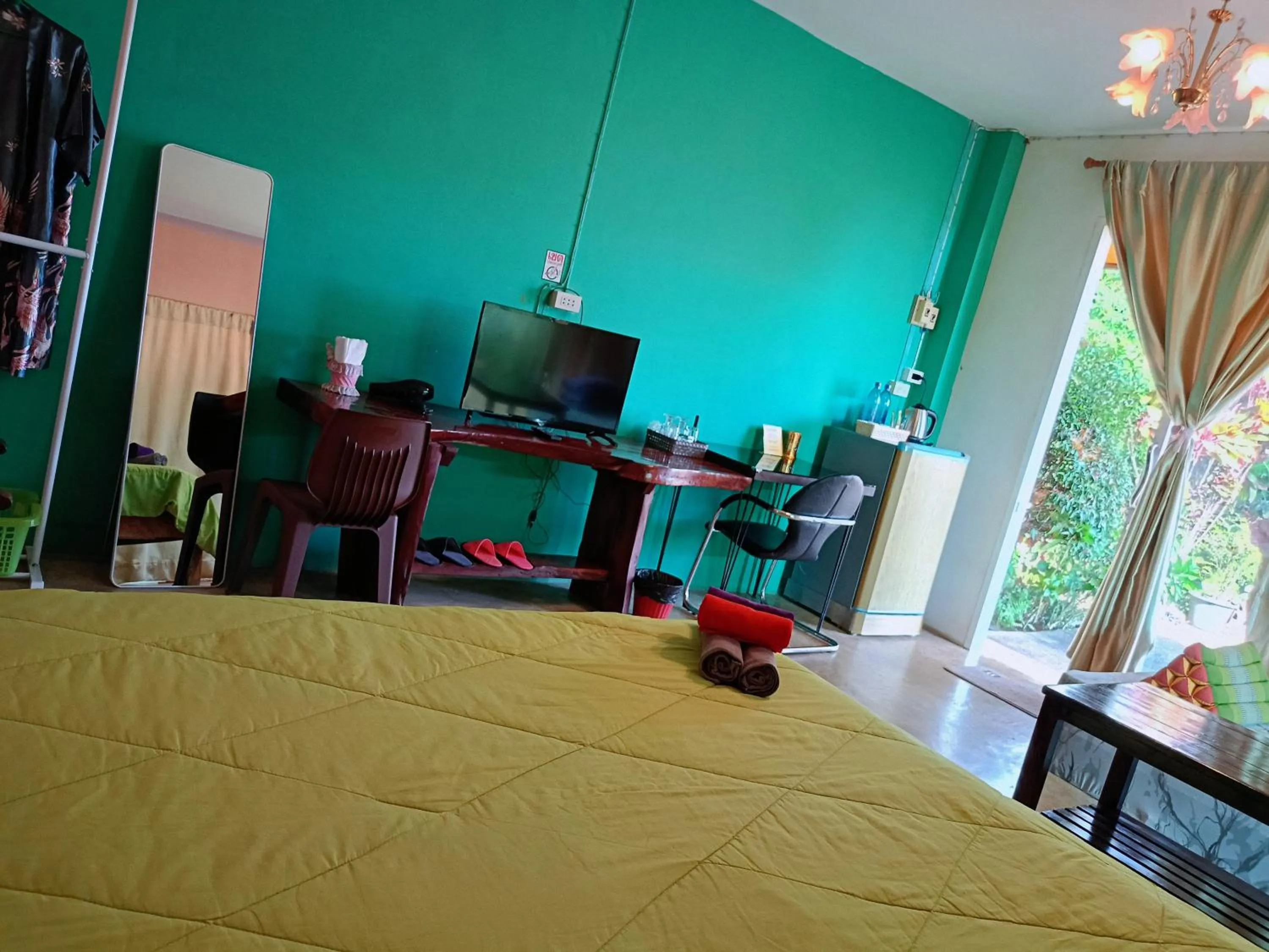 Bed in Six Nature Resort