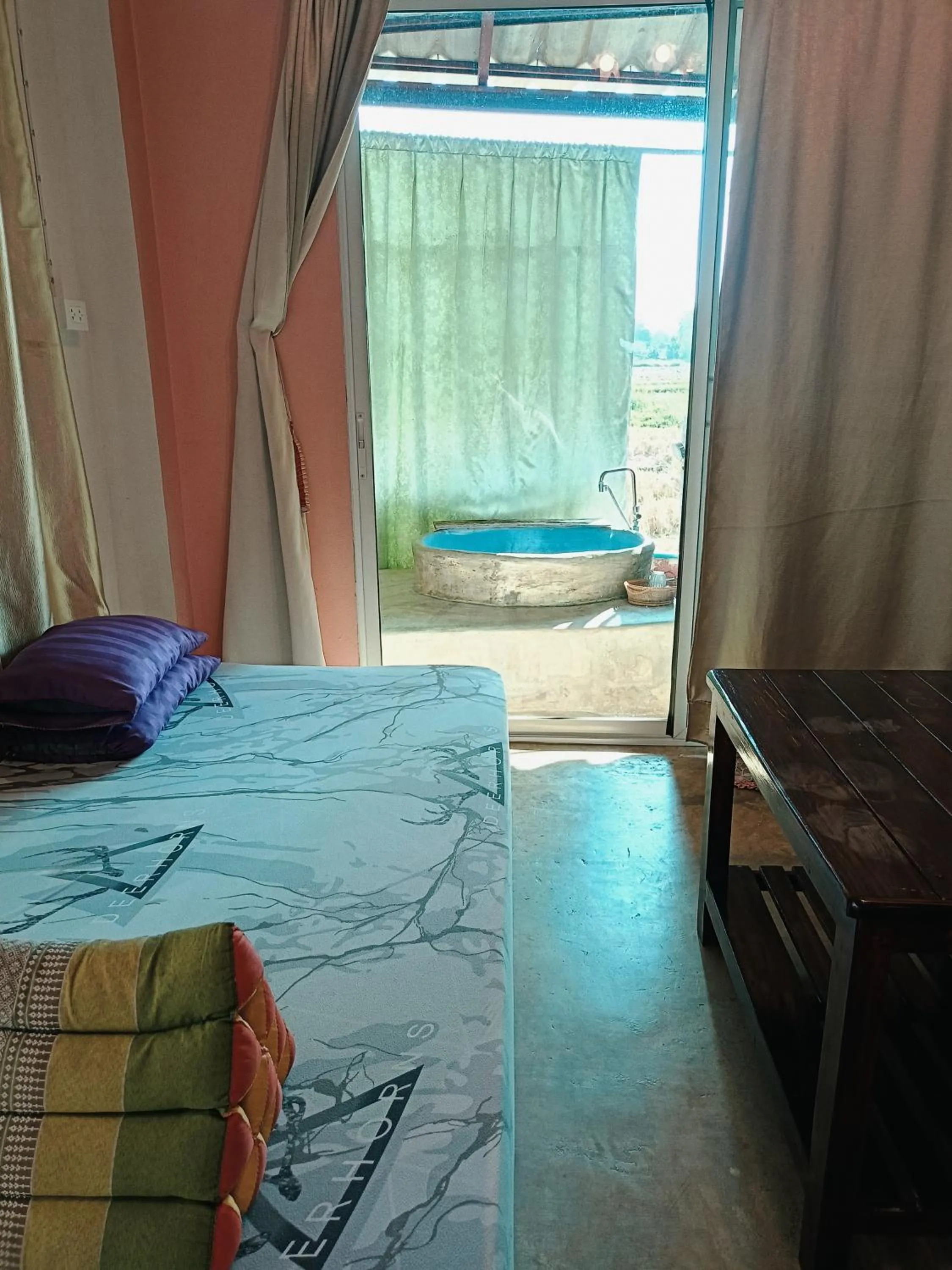 Bed in Six Nature Resort