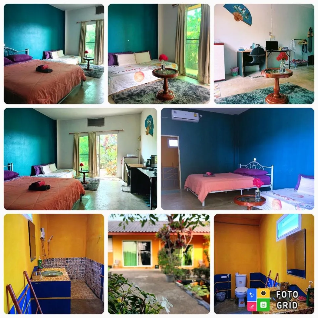 Bed in Six Nature Resort