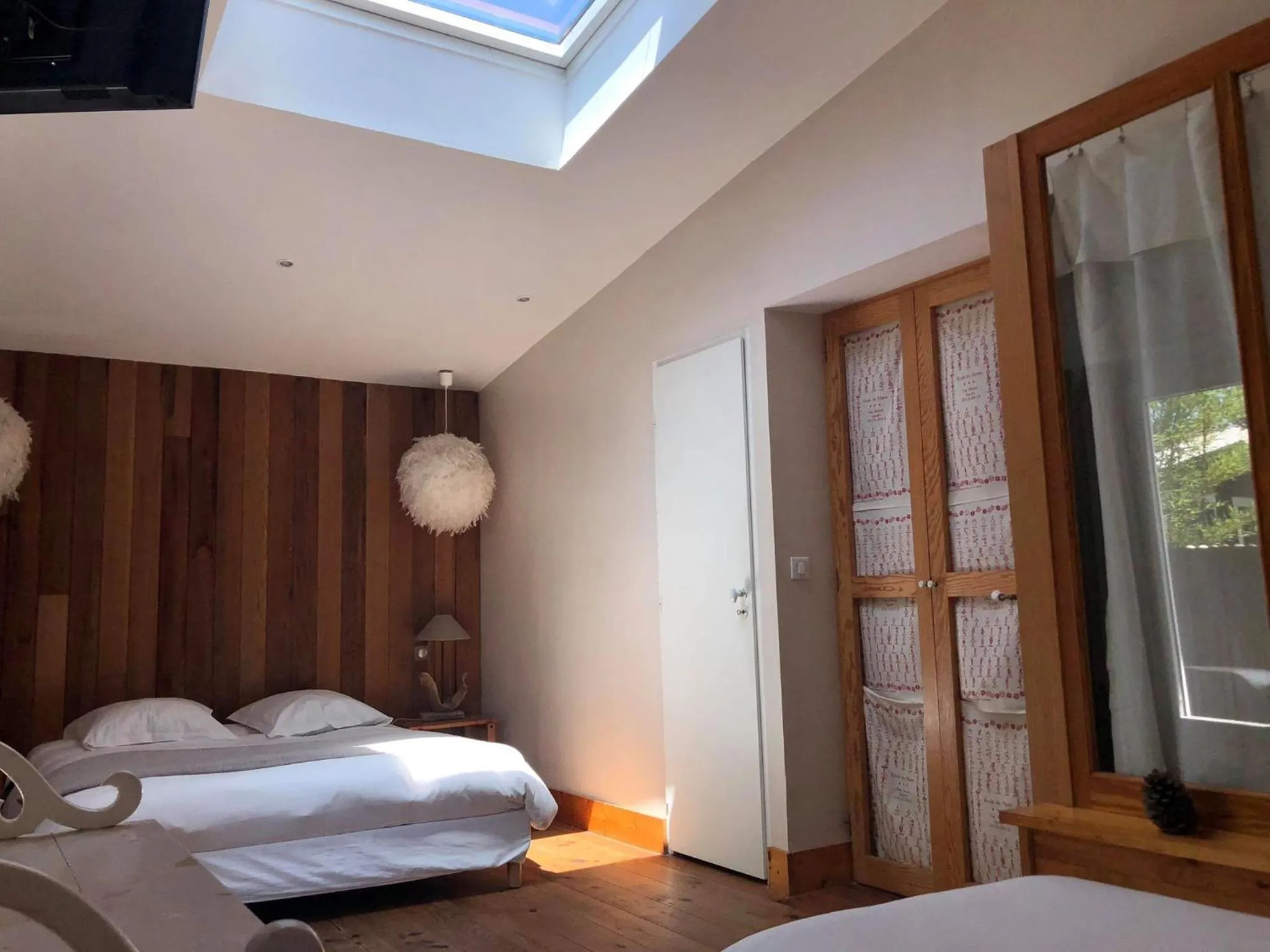 Bed in Le Pavillon Bleu