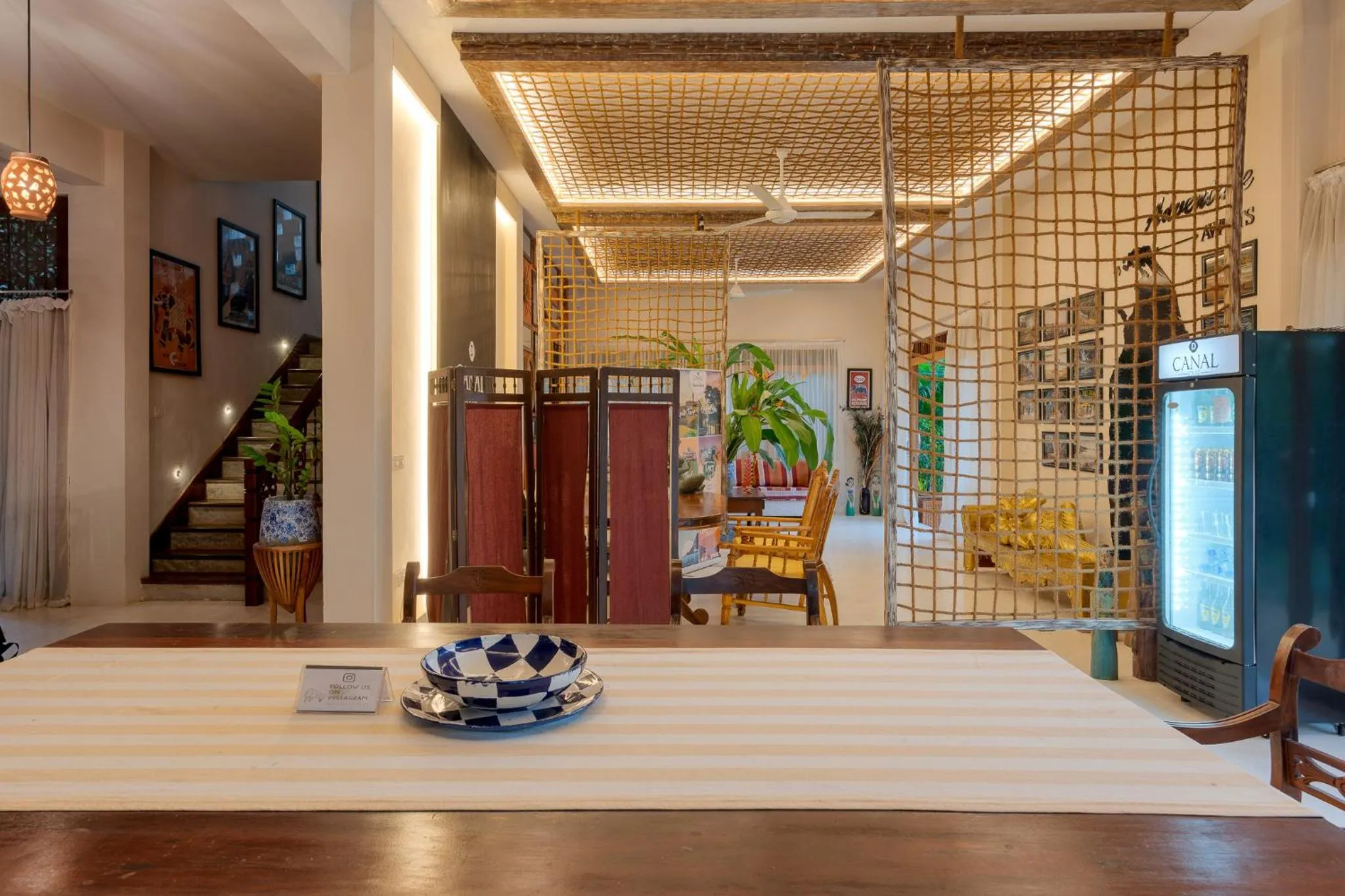 Living room in D Canal House