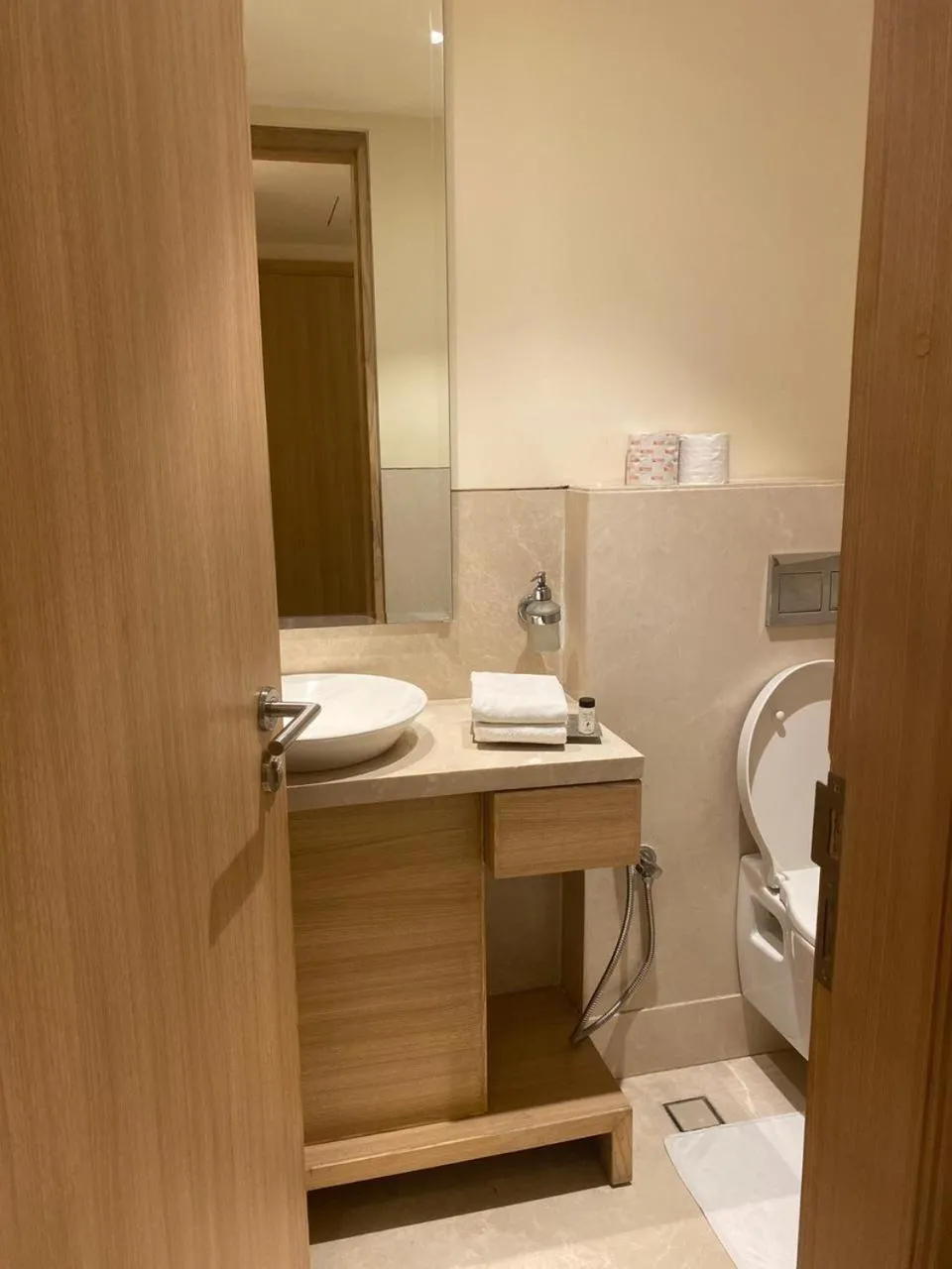 Bathroom in Golden Sarovar Portico