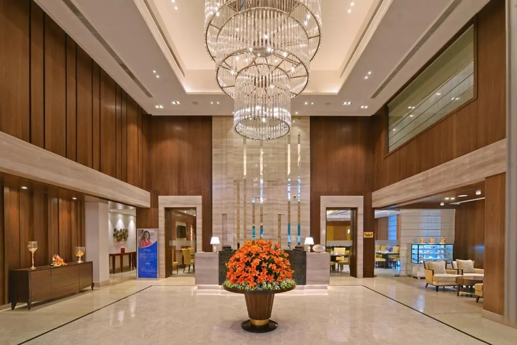 Lobby or reception in Golden Sarovar Portico