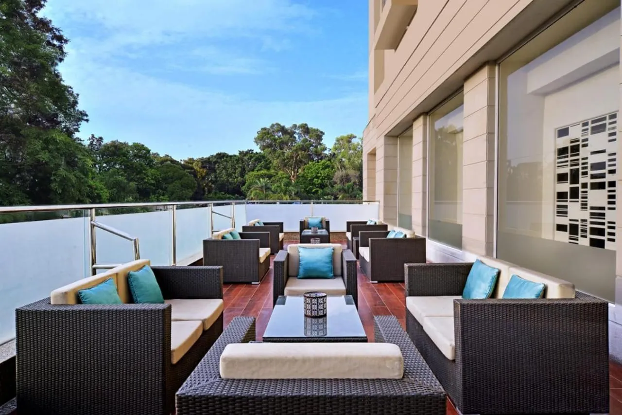Patio in Golden Sarovar Portico