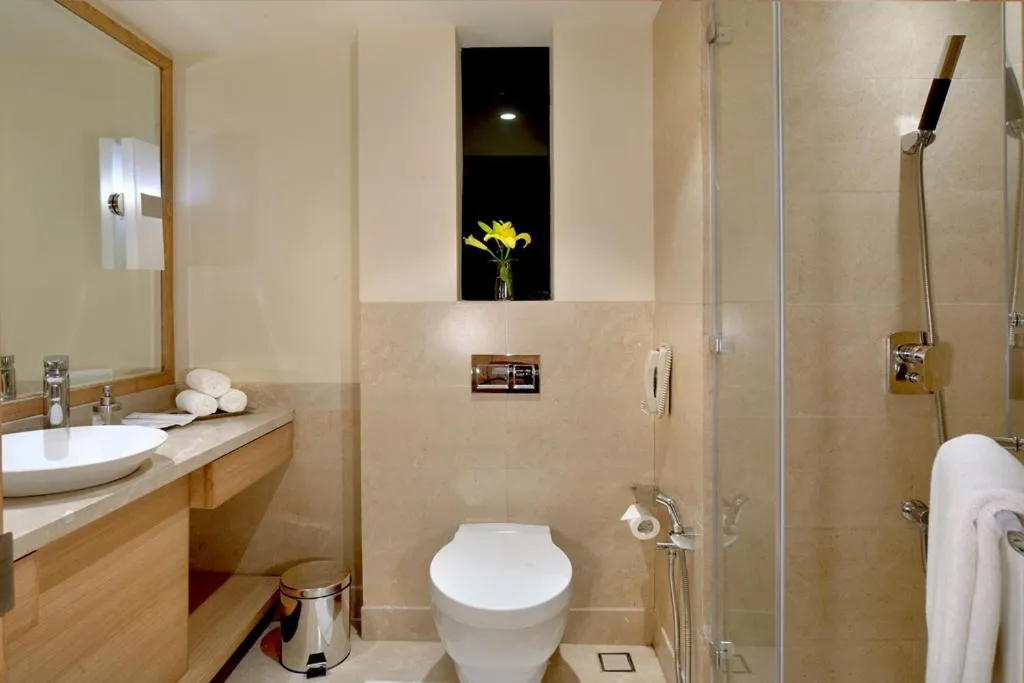 Bathroom in Golden Sarovar Portico
