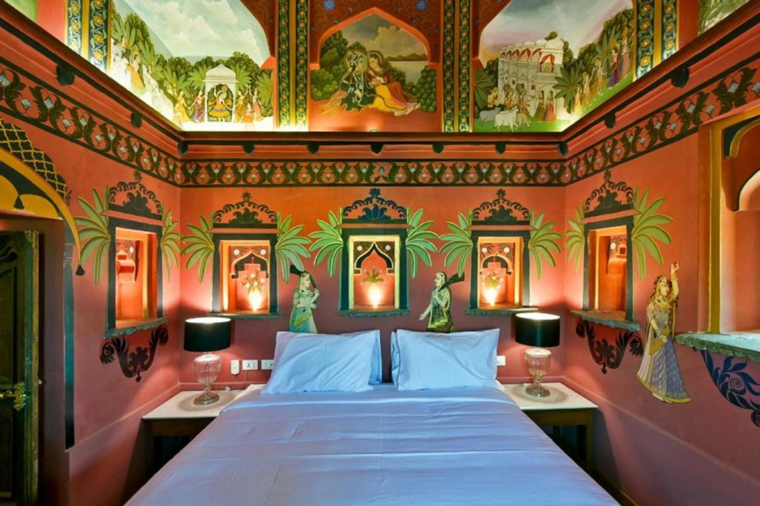 Bed in Gogunda Palace