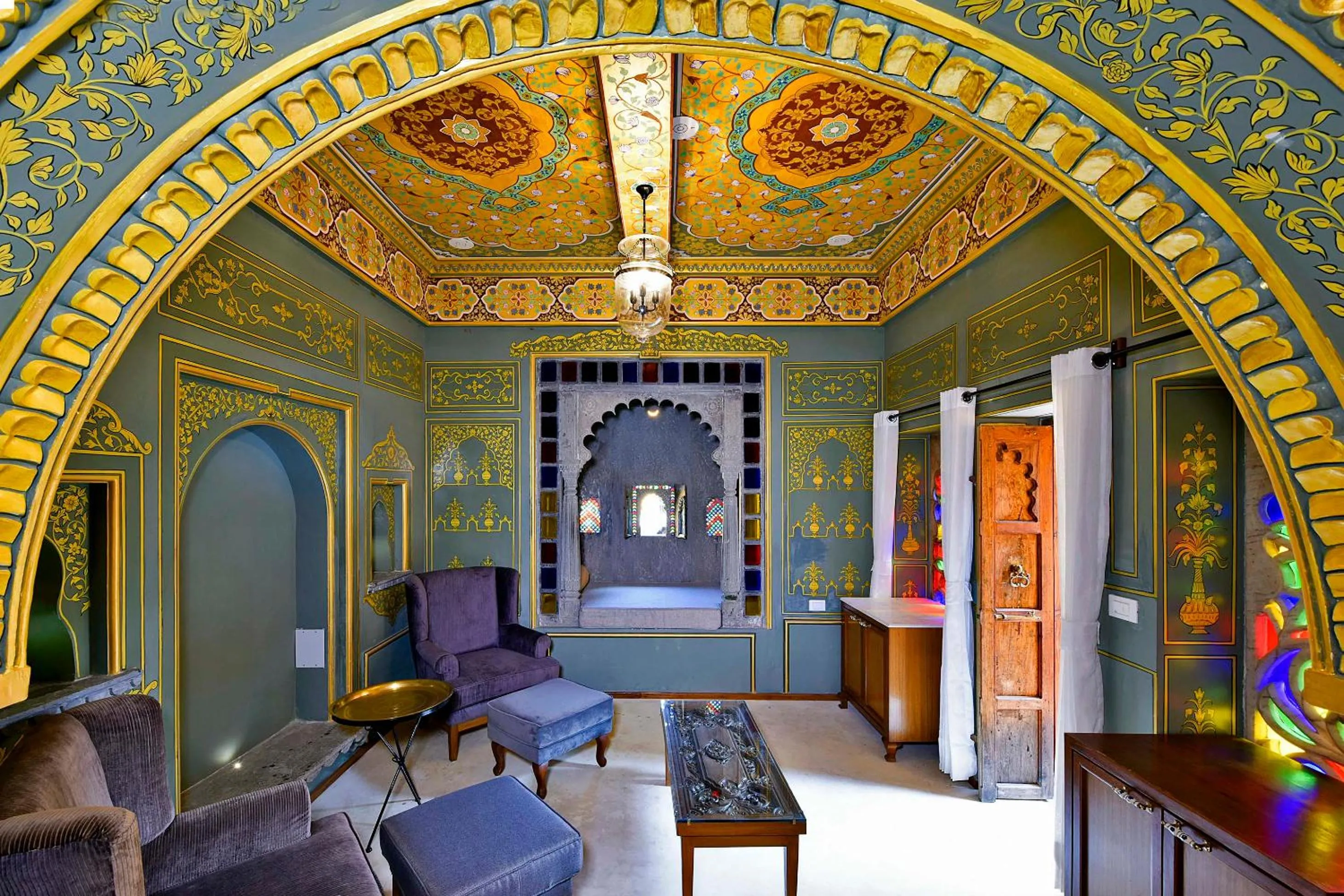Living room in Gogunda Palace