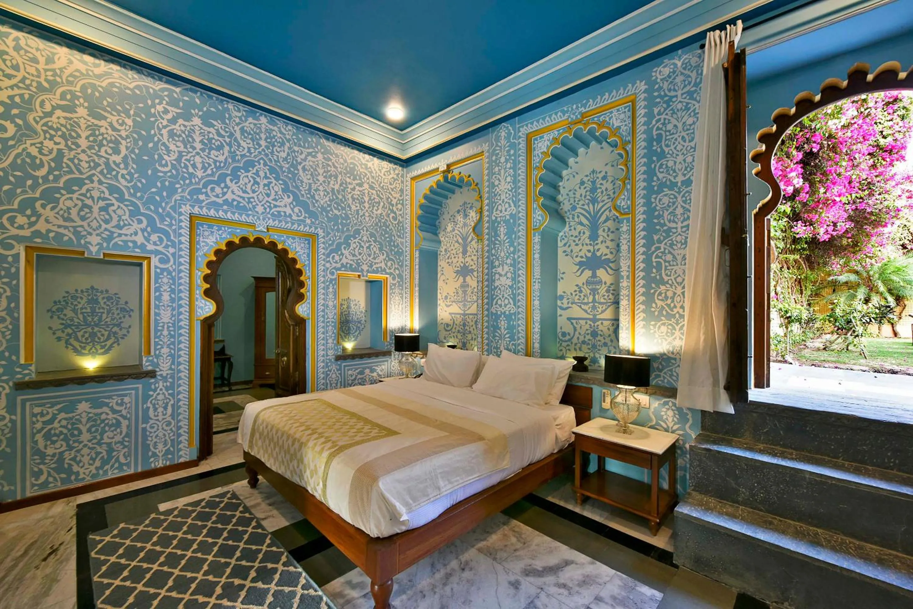 Bed in Gogunda Palace