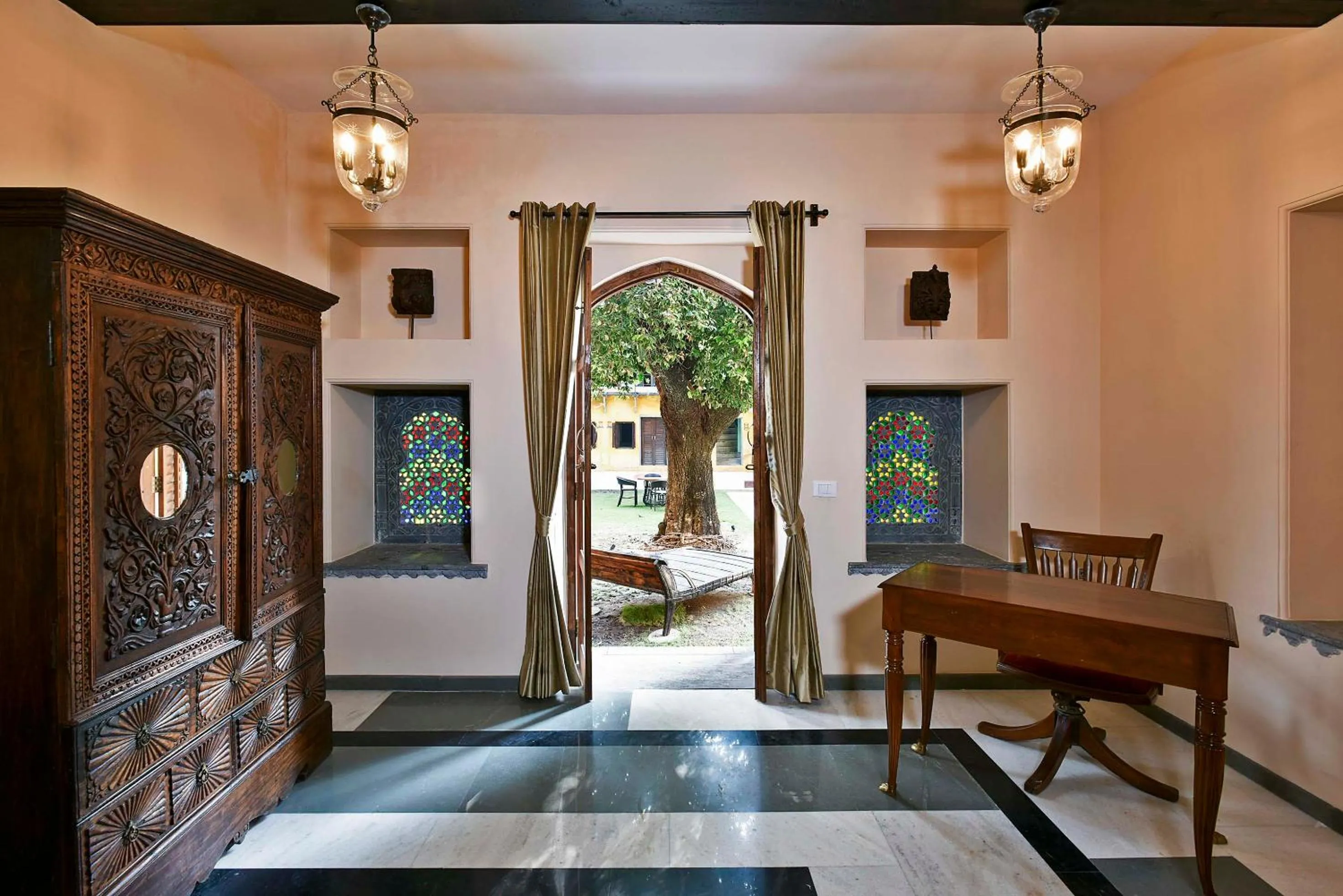 Seating area in Gogunda Palace