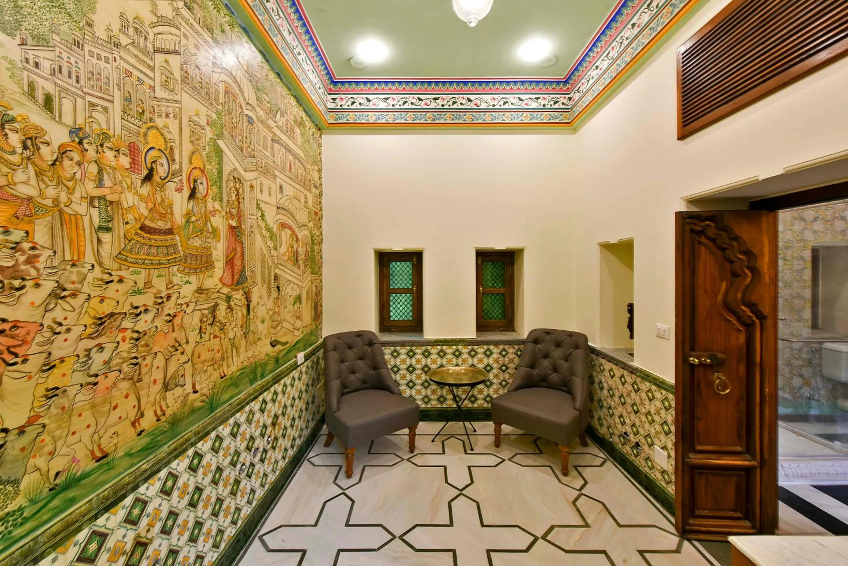 Seating area in Gogunda Palace