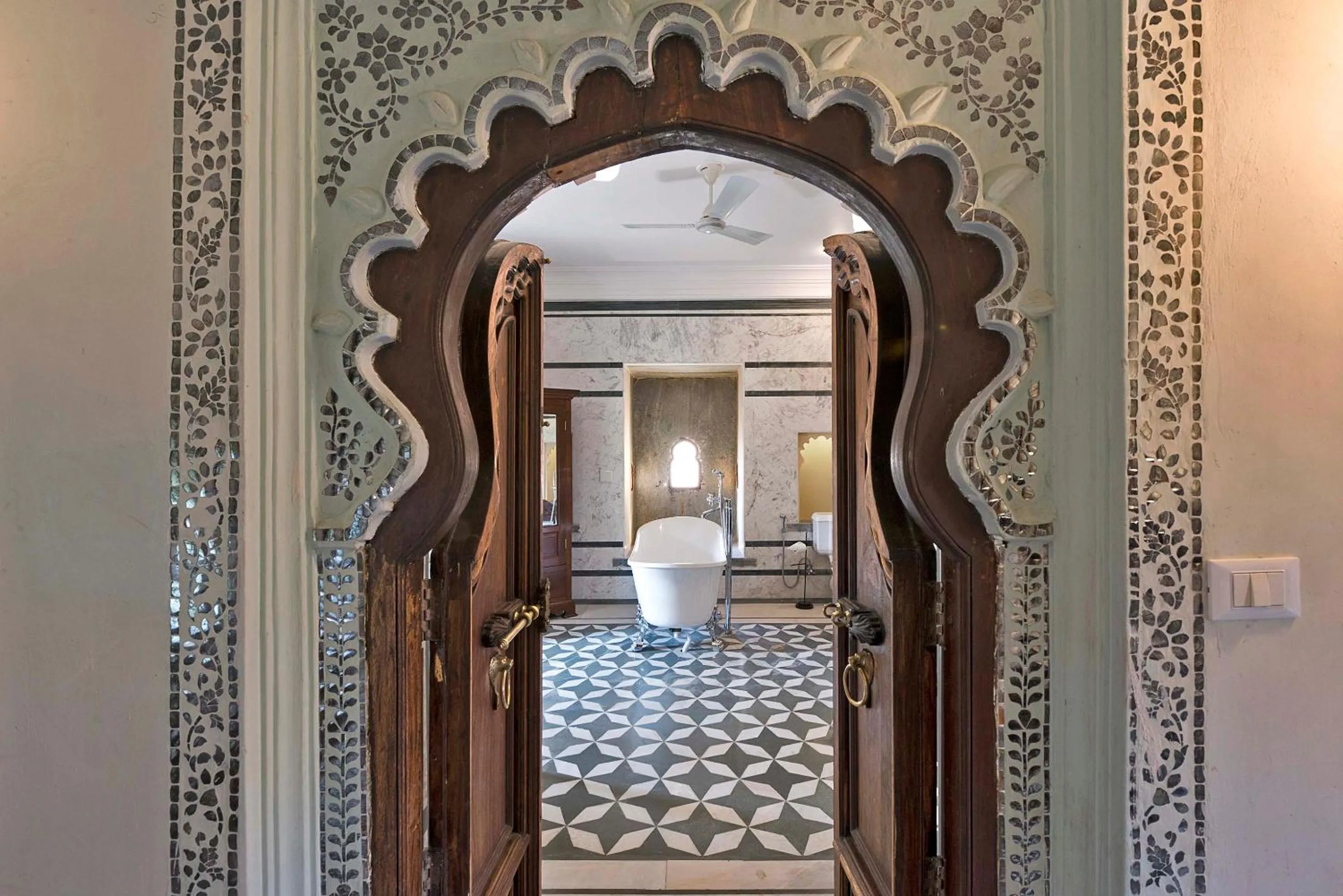 Bathroom in Gogunda Palace