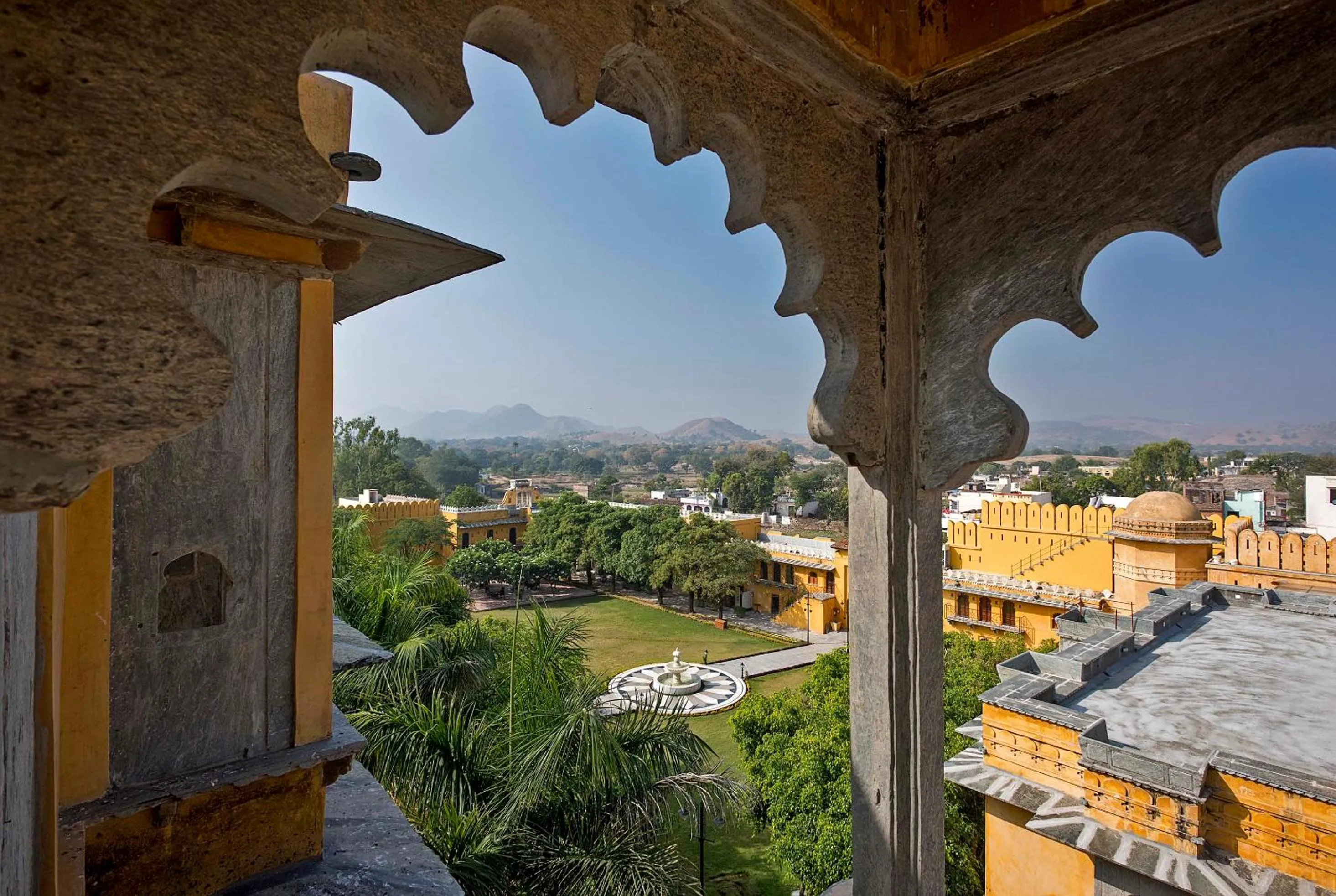 Garden view in Gogunda Palace