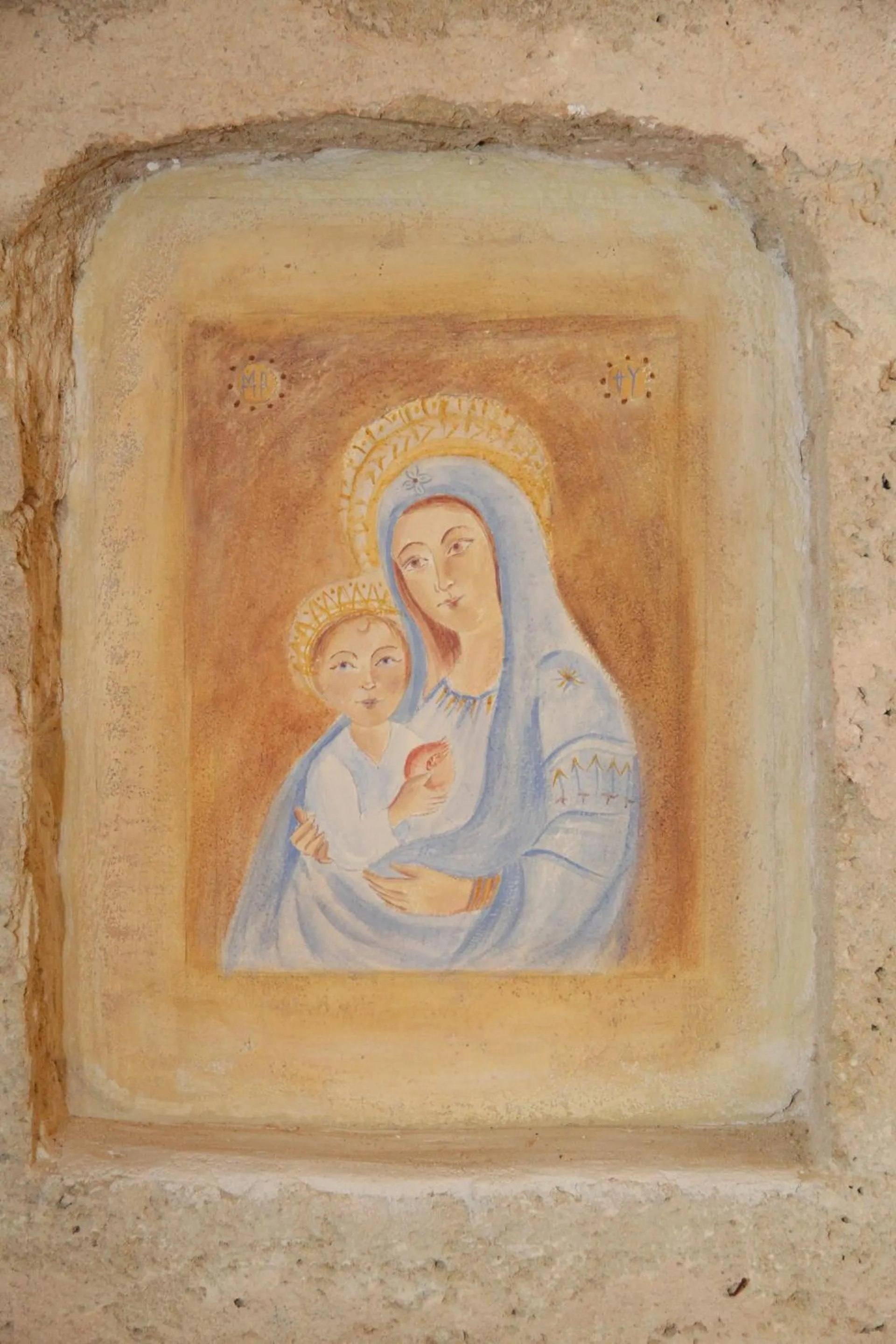 Decorative detail in Masseria Cristo