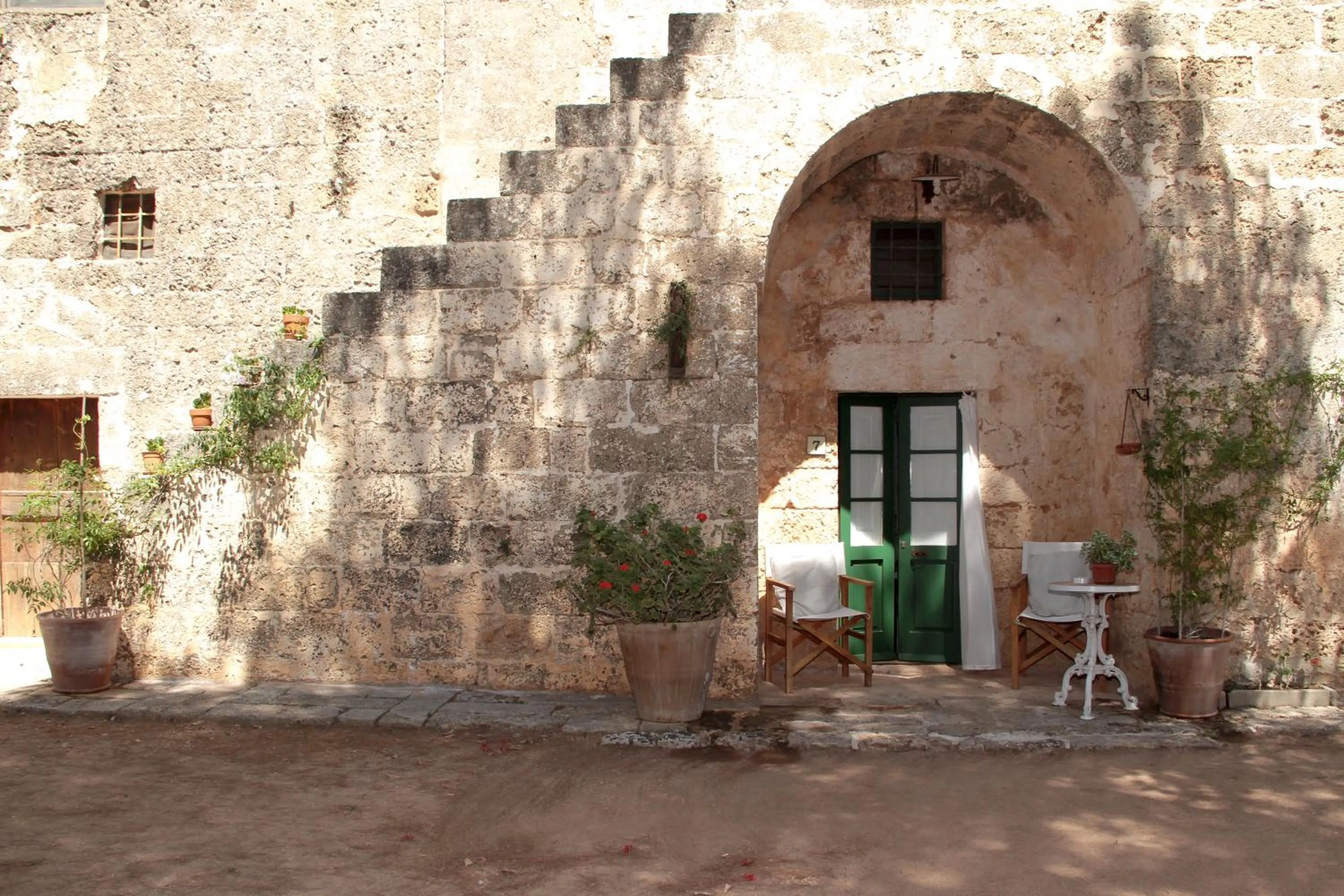 Patio in Masseria Cristo