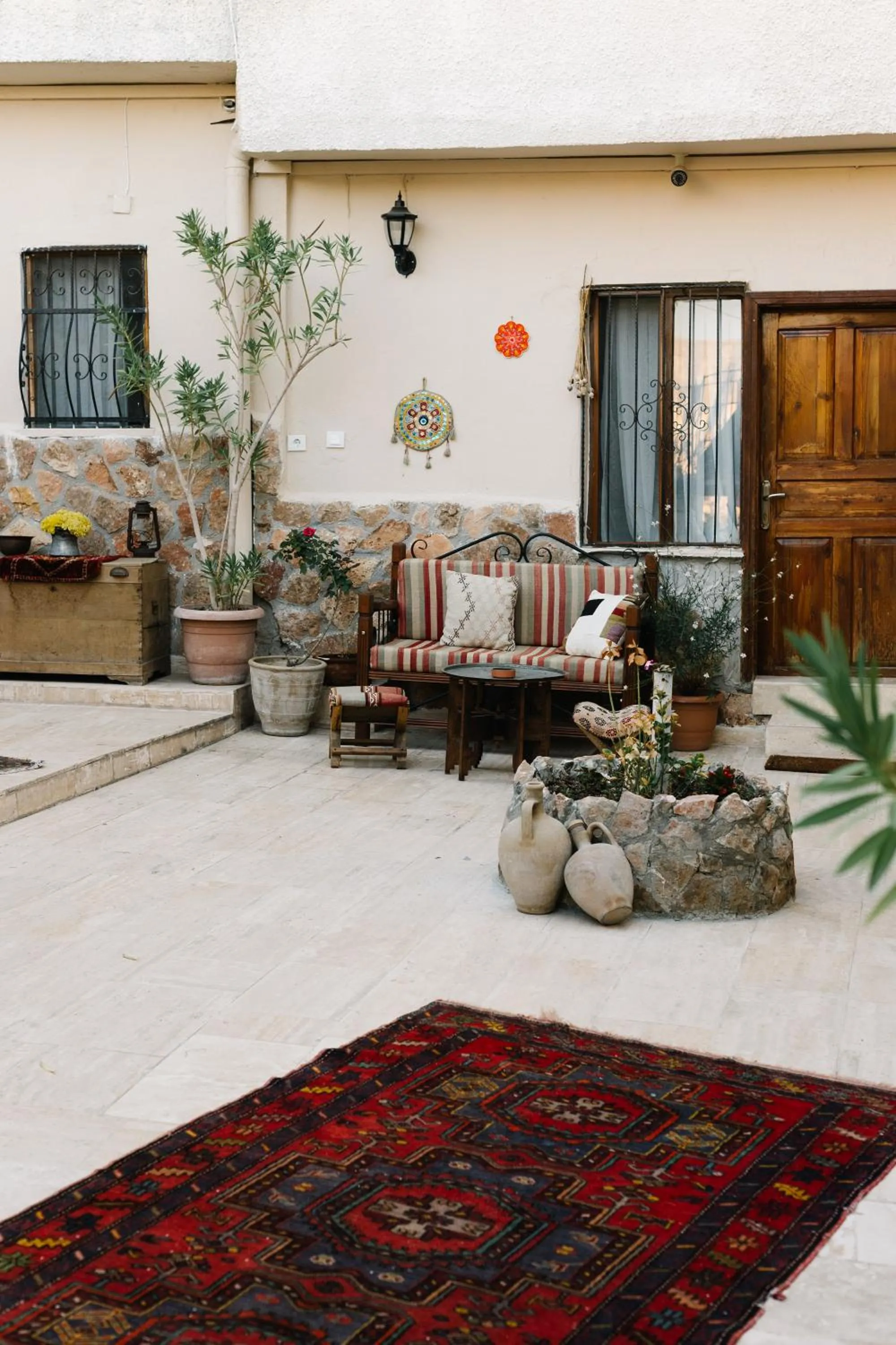 Inner courtyard view in Paradise Cappadocia Hotel