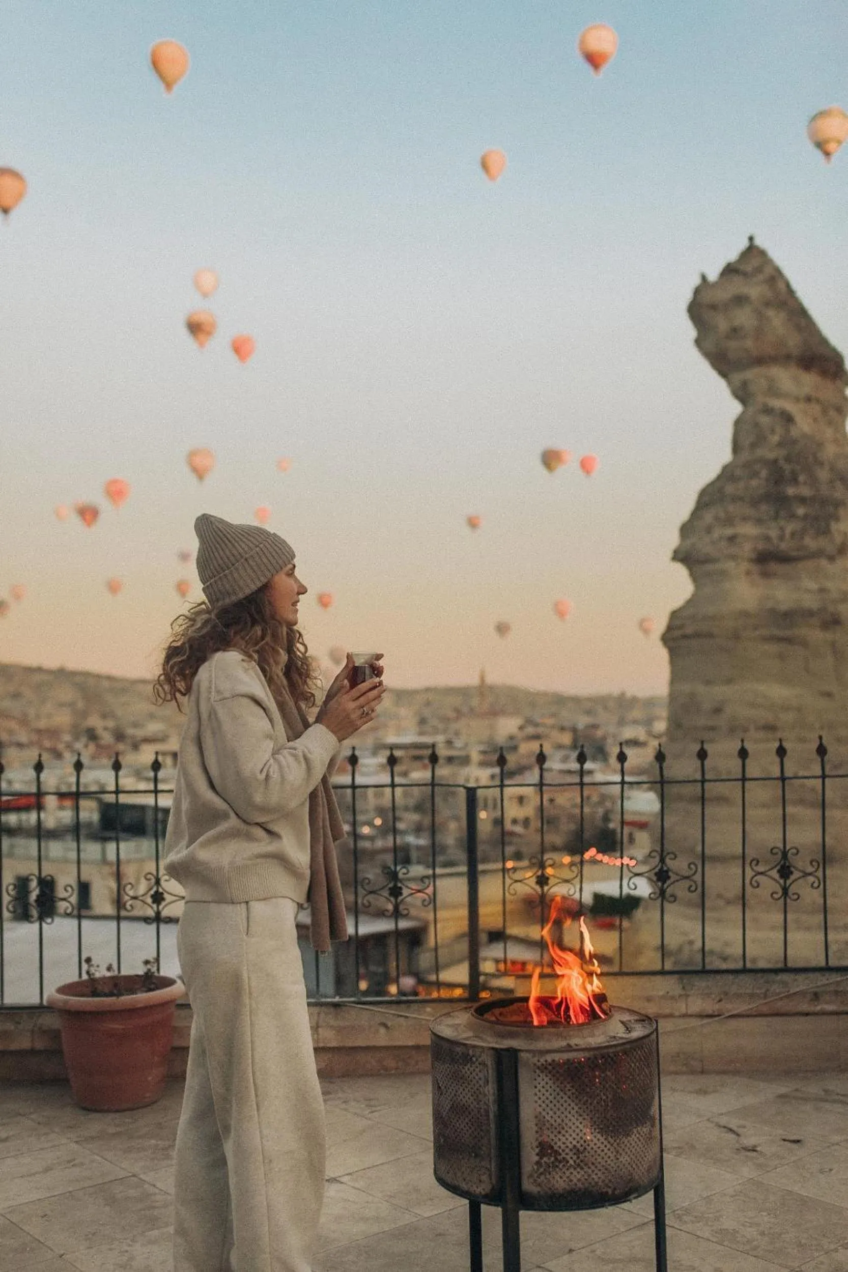 Balcony/Terrace in Paradise Cappadocia Hotel