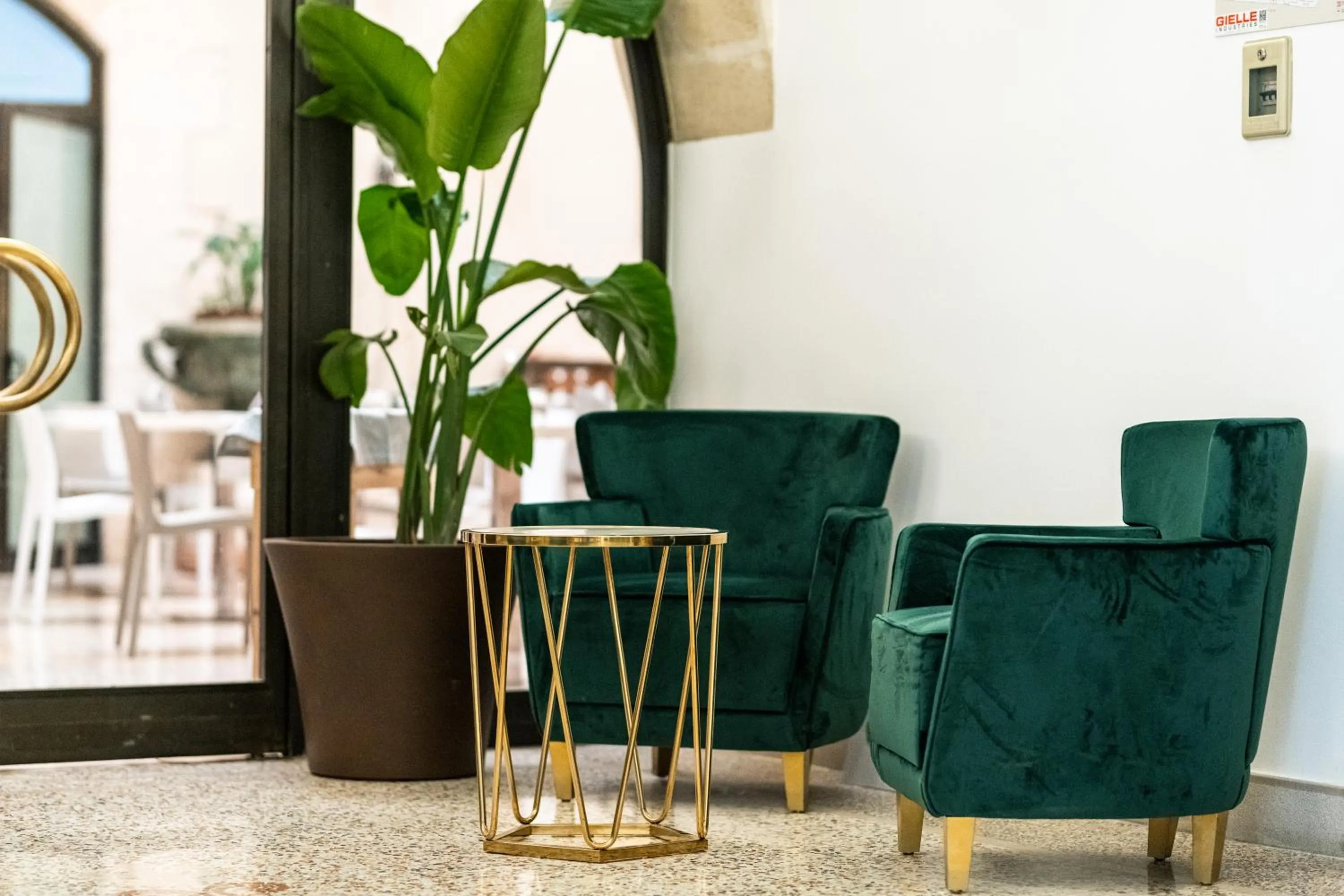 Decorative detail in Hotel San Nicola