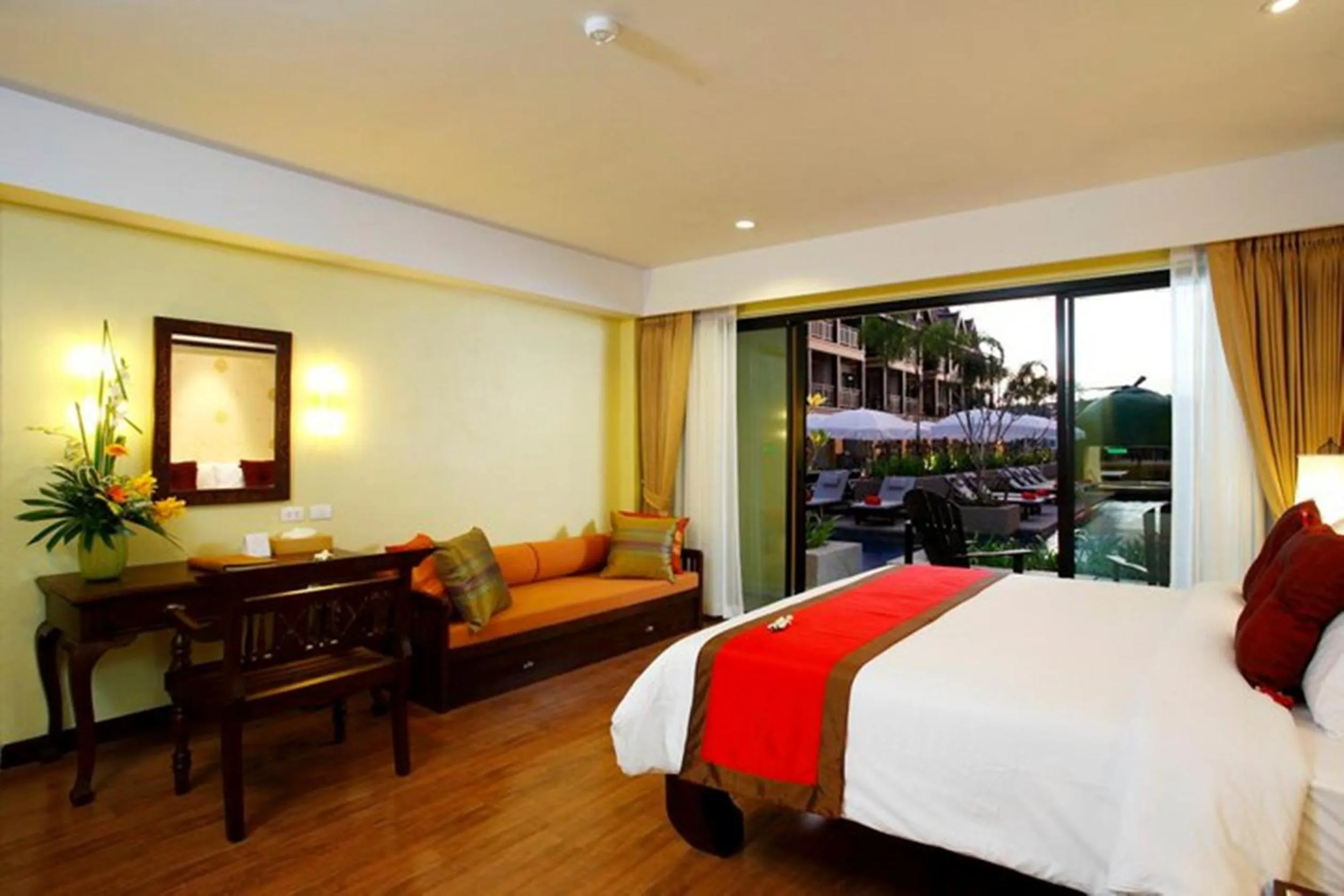 Bedroom, Bed in Diamond Cottage Resort & Spa