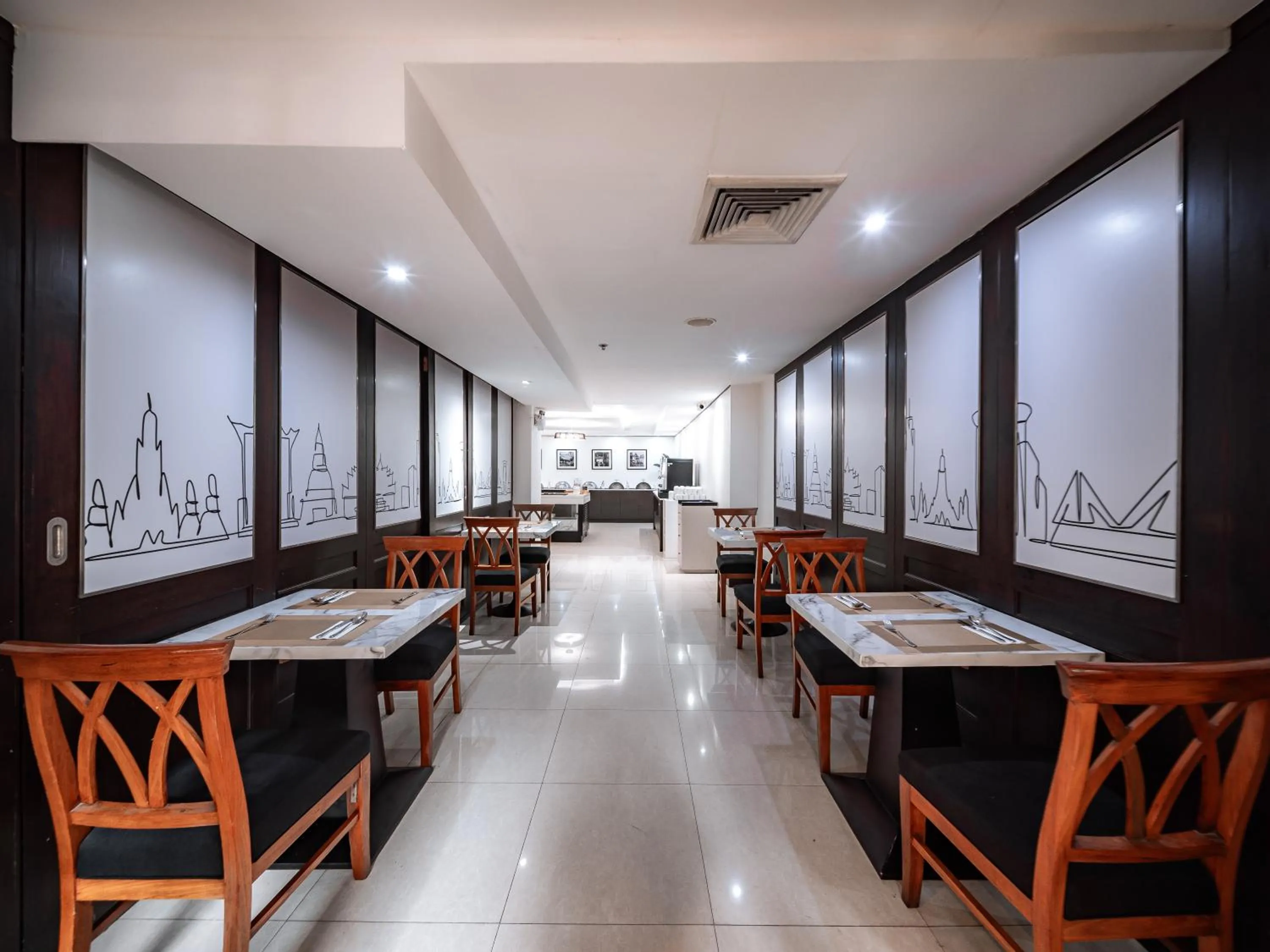 Seating area in Bandara Suites Silom, Bangkok