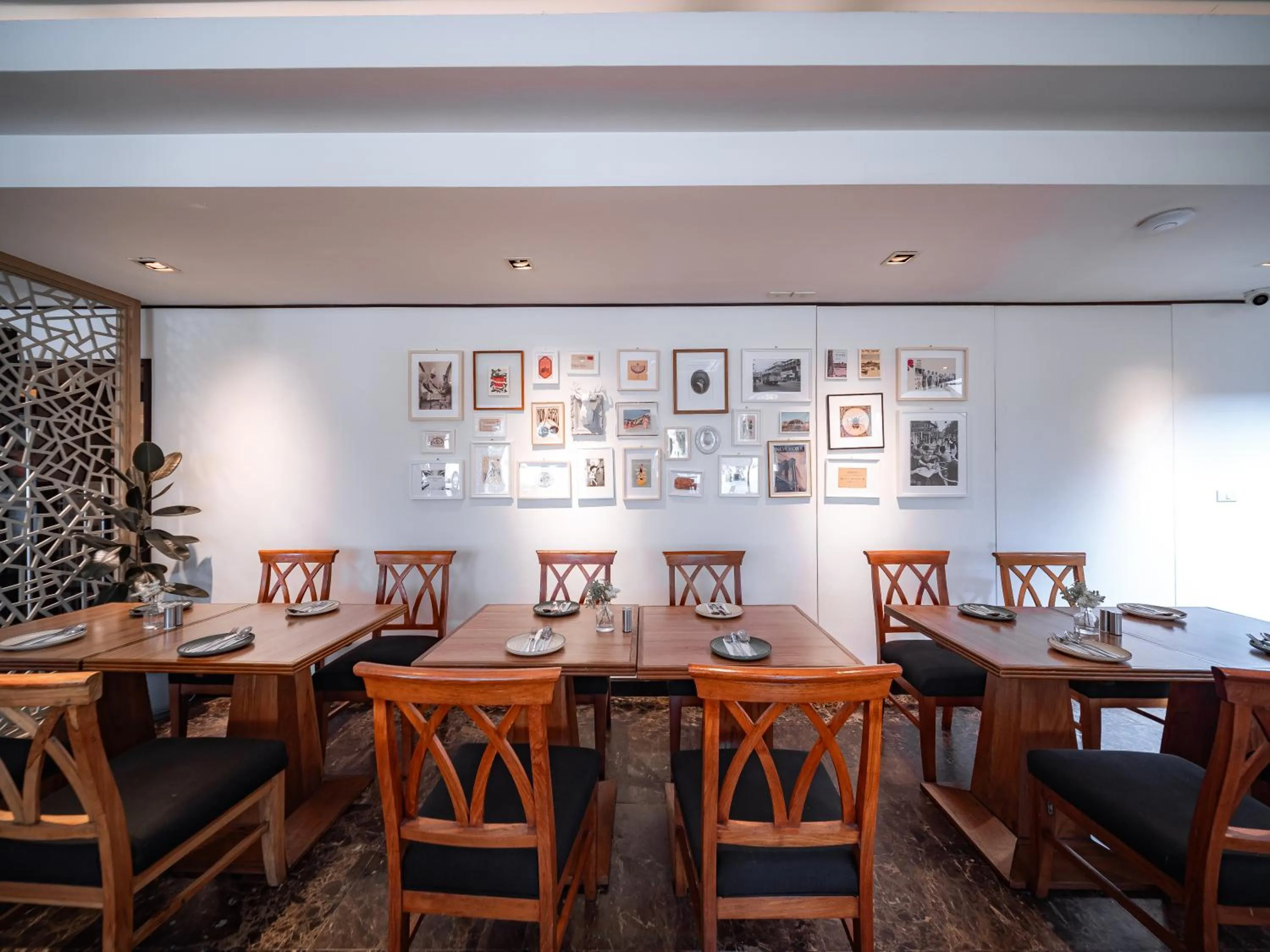 Dining area in Bandara Suites Silom, Bangkok
