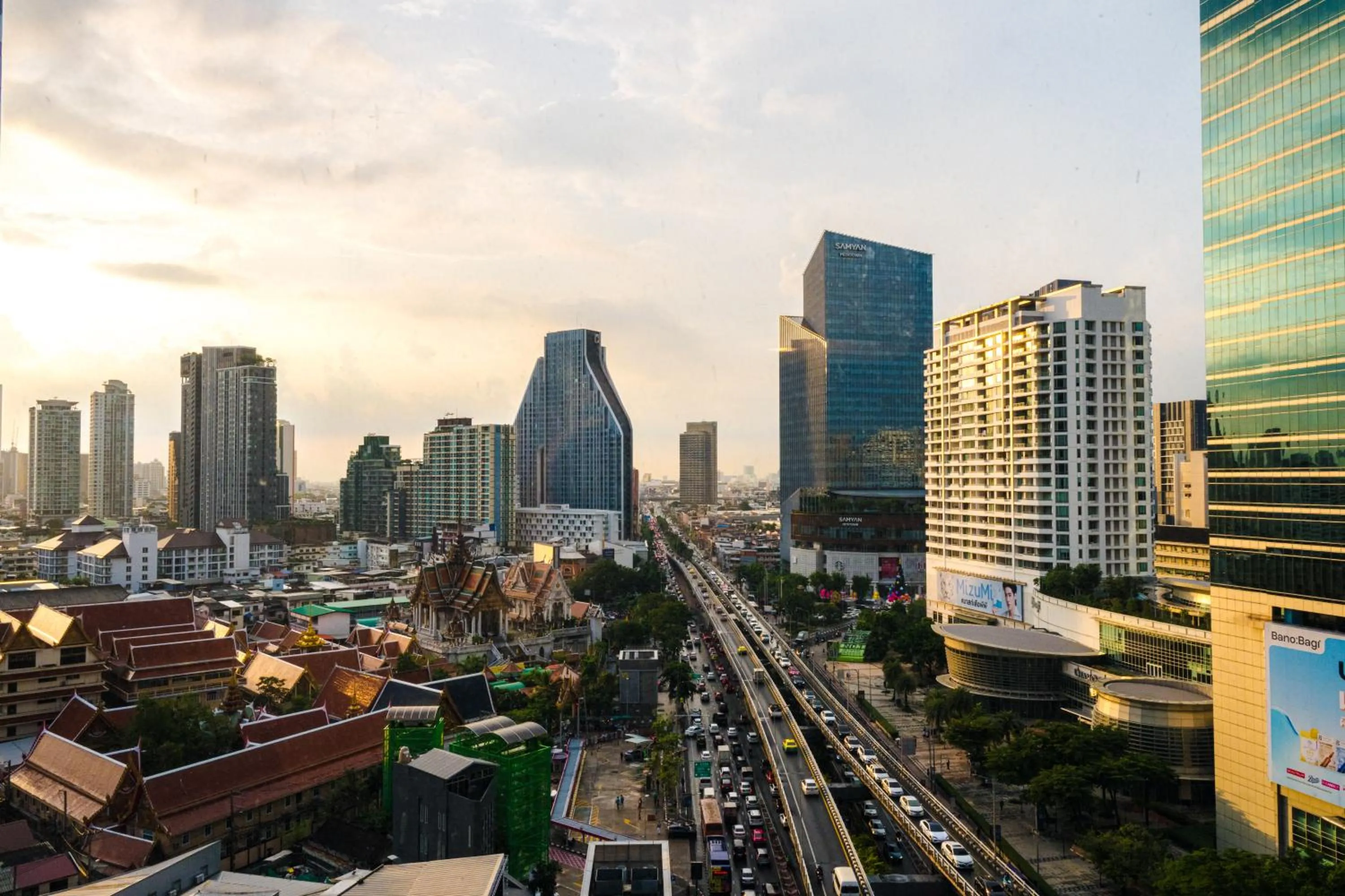 City view in Montien Hotel Surawong Bangkok
