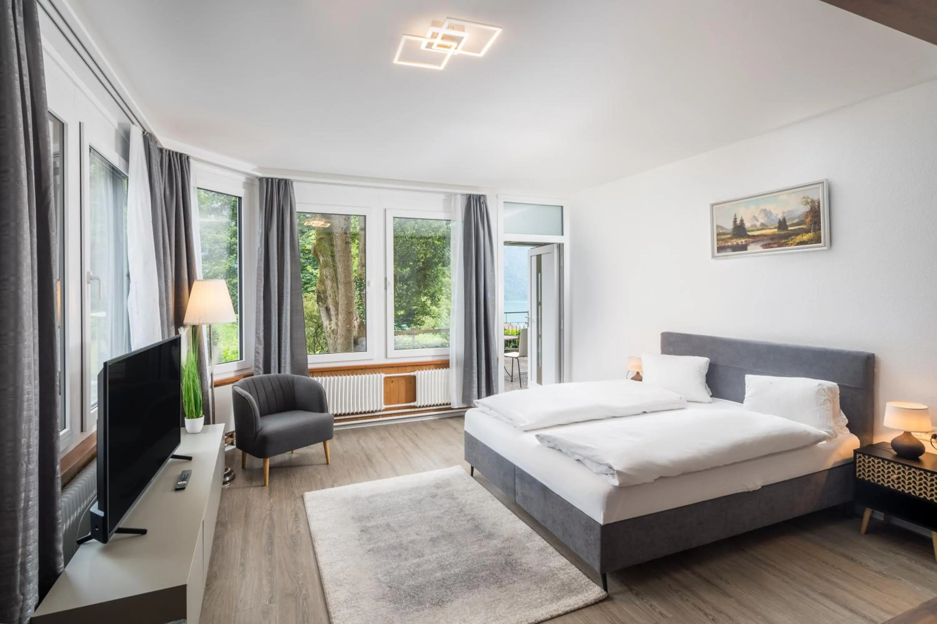 Bed in Hotel Lindenhof by Crossworld AG