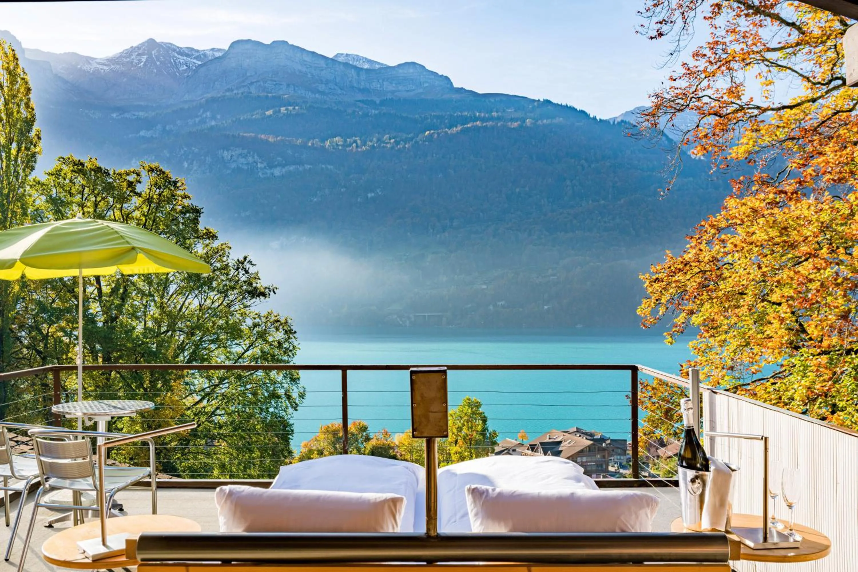 Balcony/Terrace in Hotel Lindenhof by Crossworld AG