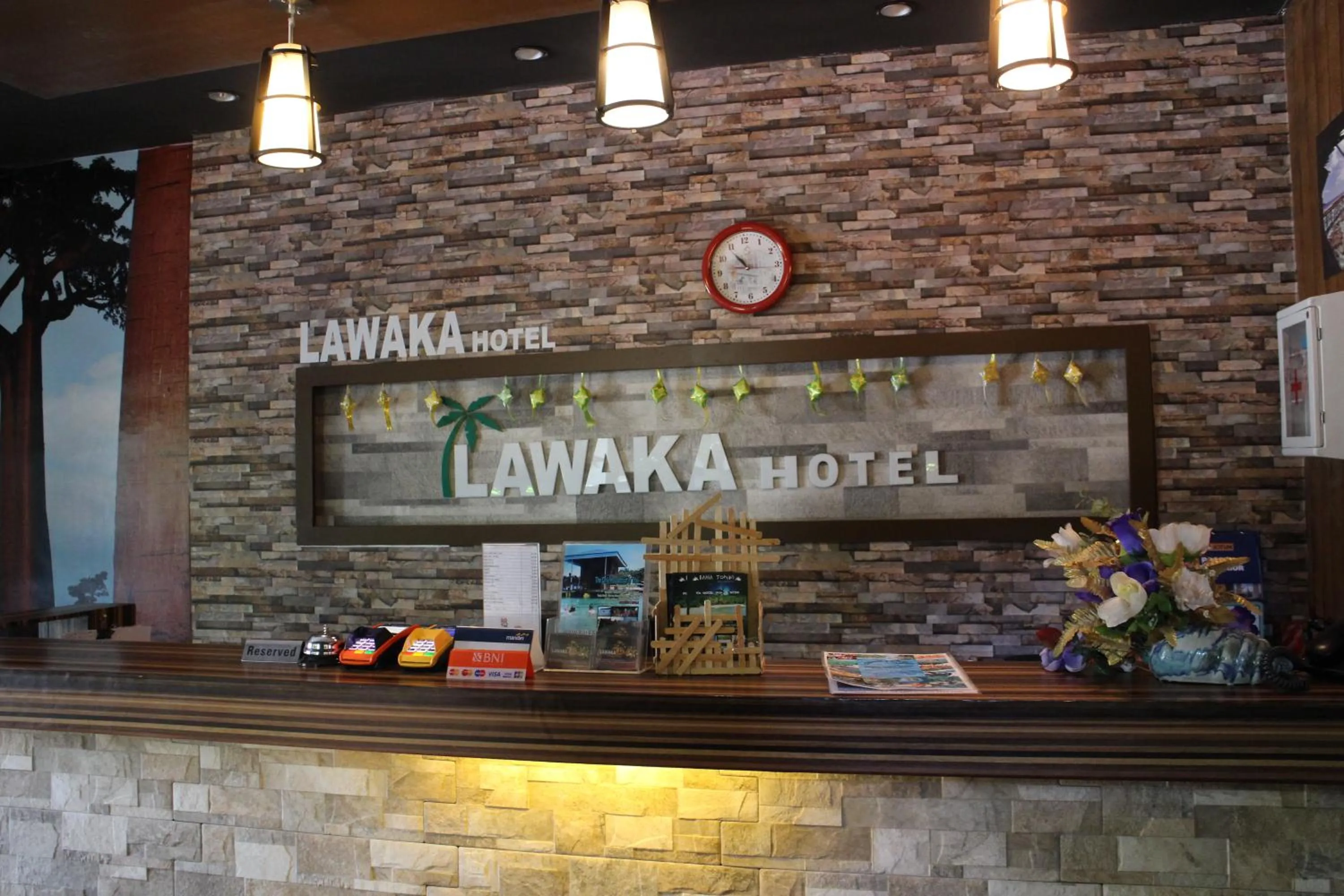 Facade/entrance in Lawaka Hotel