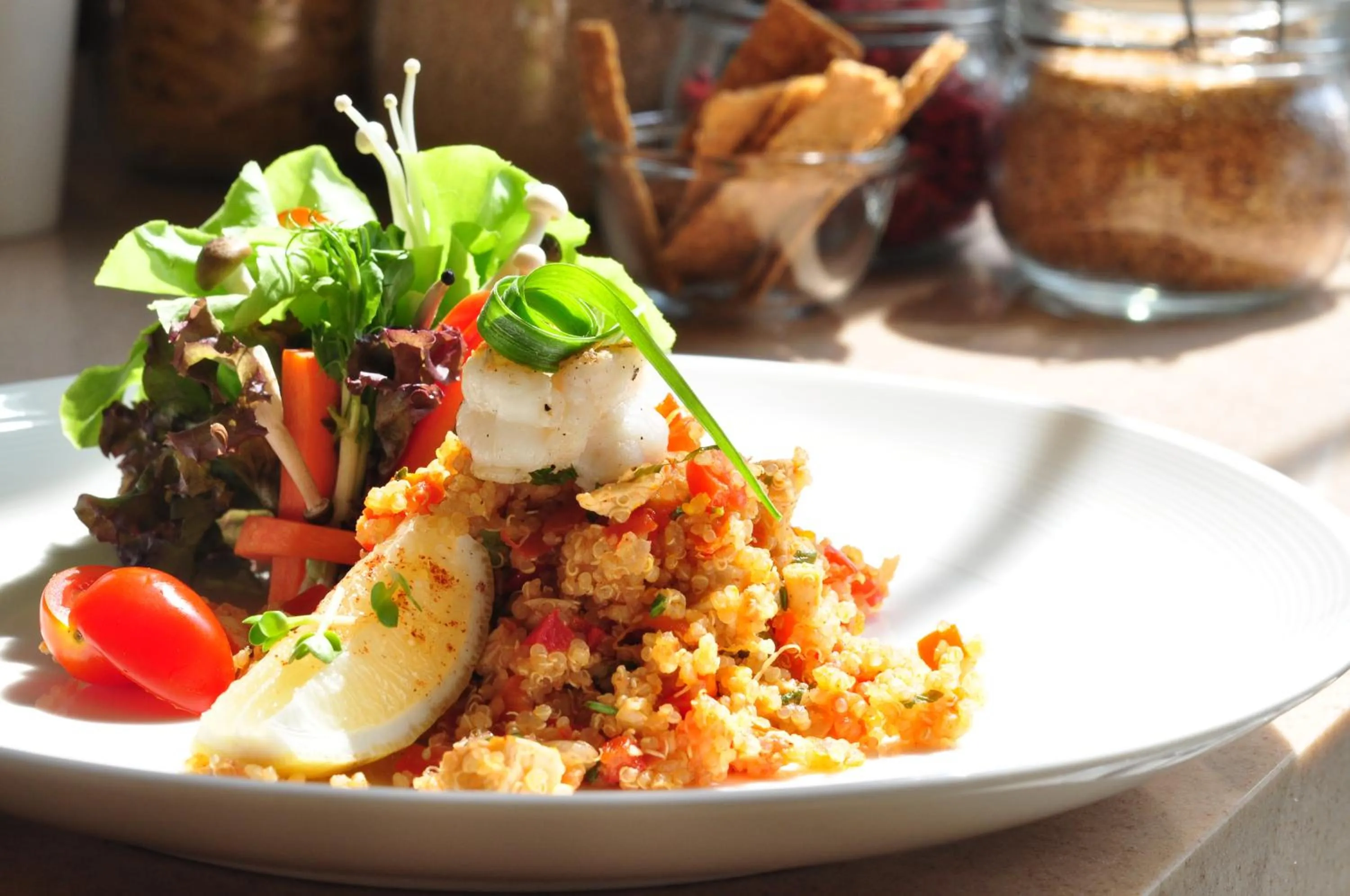 Food close-up in Absolute Sanctuary