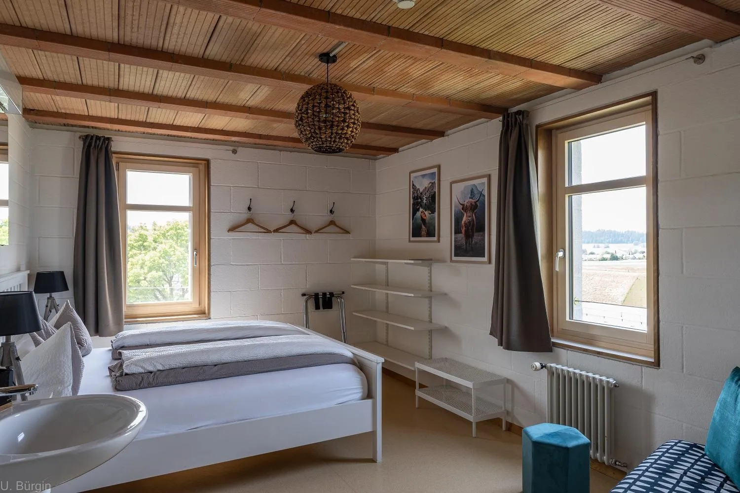 Bed in BnB SchlafSchloss