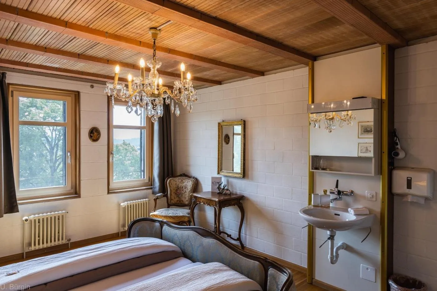 Bed in BnB SchlafSchloss