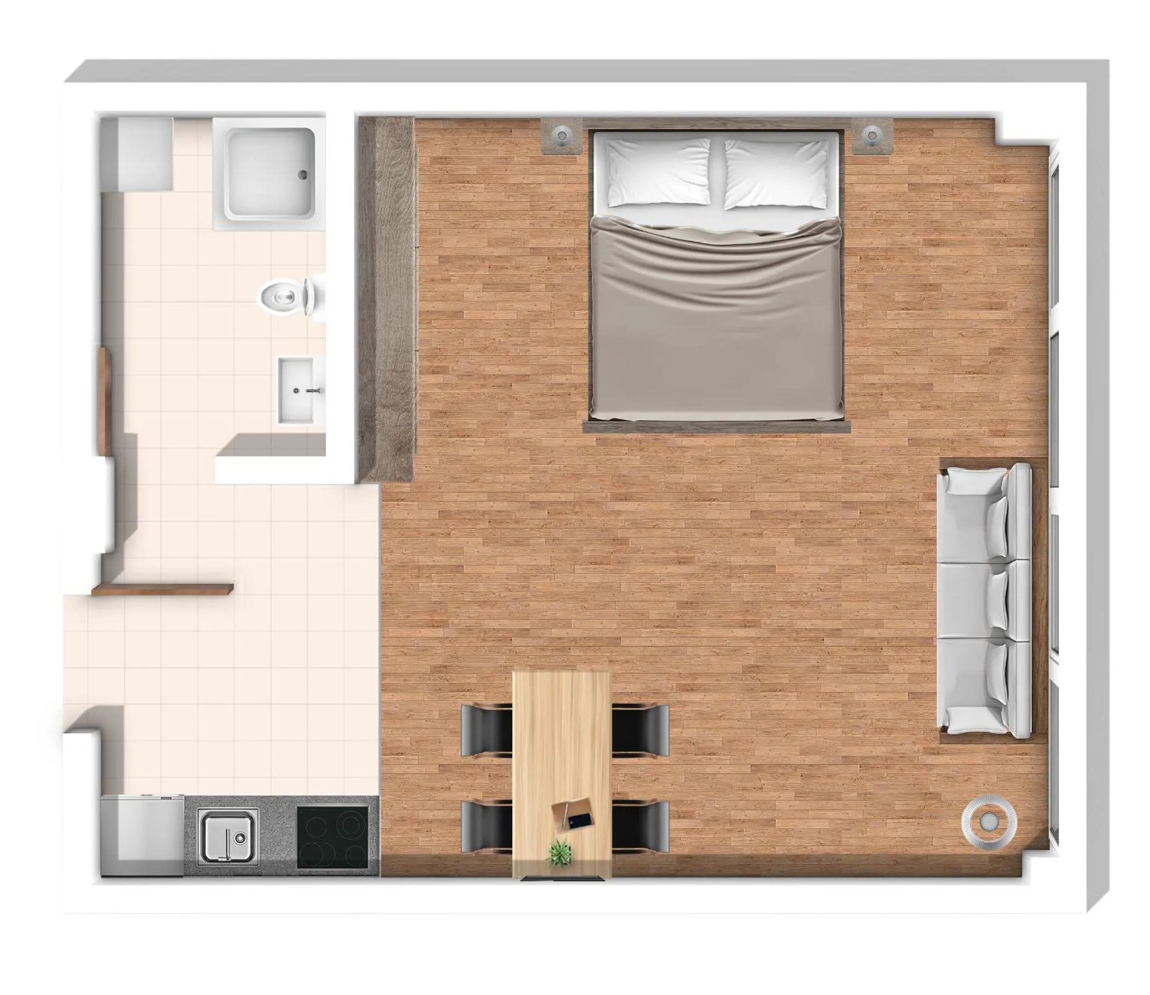 Photo of the whole room in AMC Apartments Ku'damm & Bundesallee