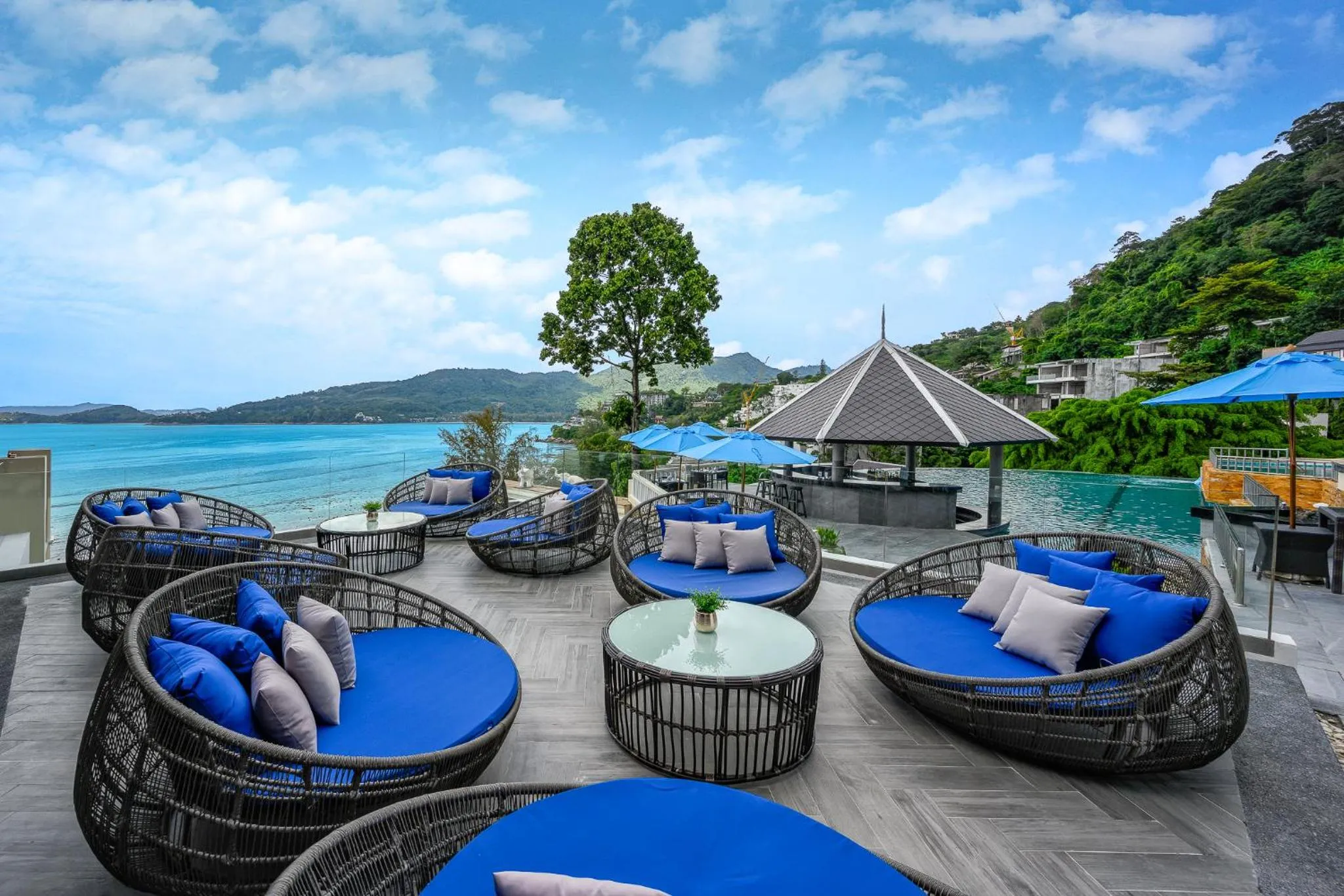 Patio in Namaka Resort Kamala