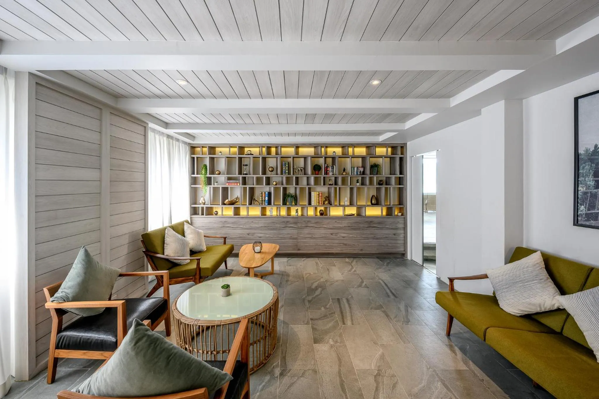 Library in Namaka Resort Kamala