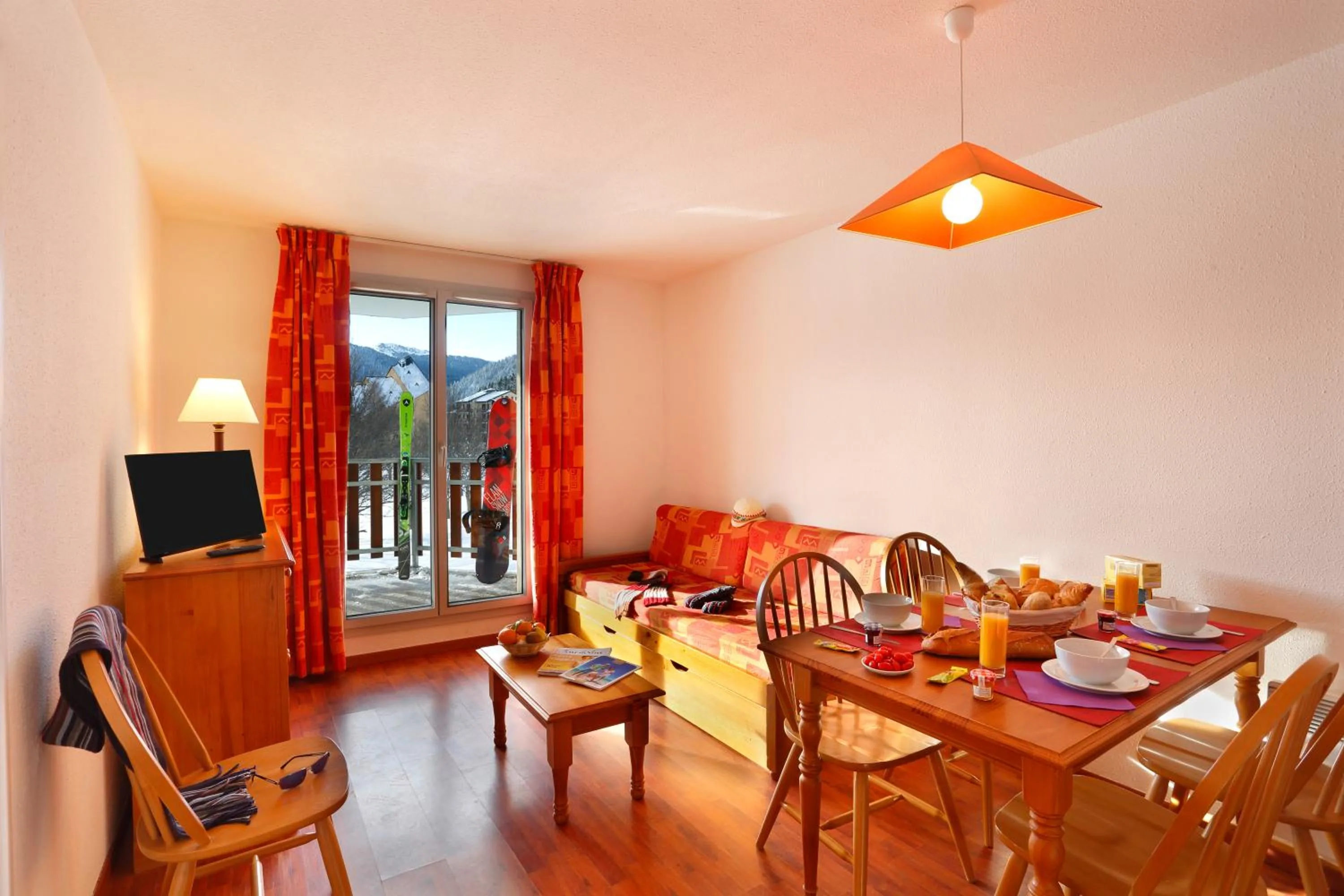 Balcony/Terrace in Résidence Goélia Les Balcons d'Ax