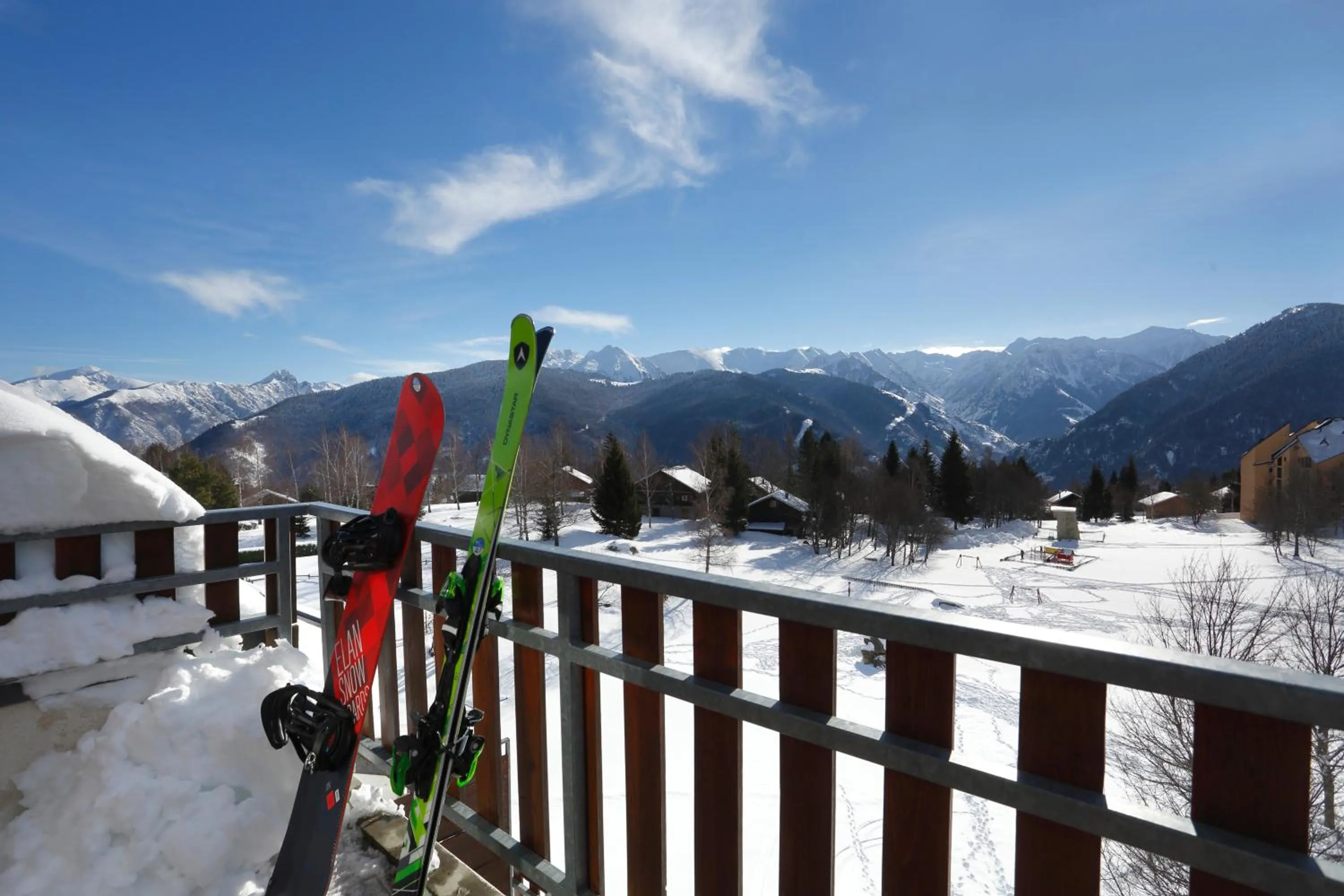 Balcony/Terrace in Résidence Goélia Les Balcons d'Ax