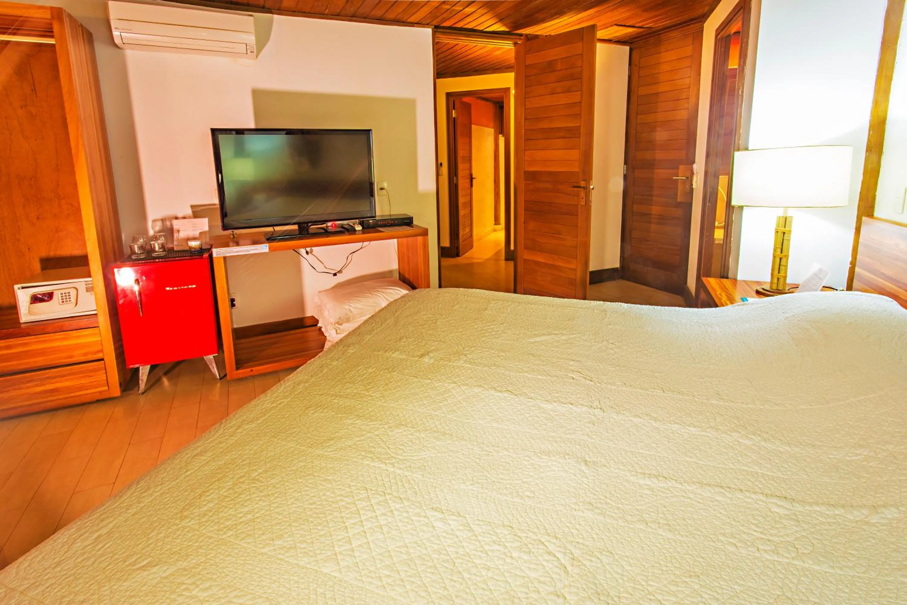 Bed in Pousada Triboju