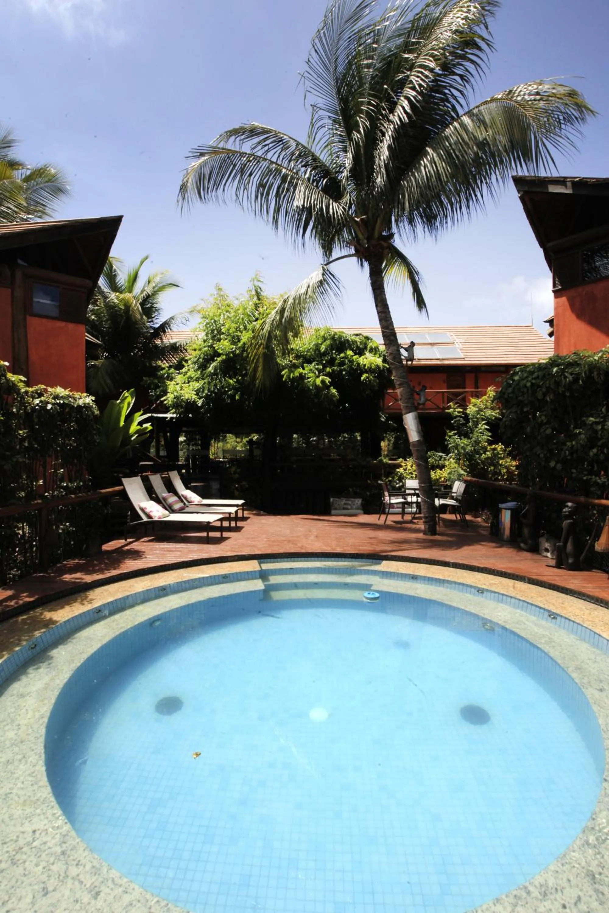 Swimming pool in Pousada Triboju