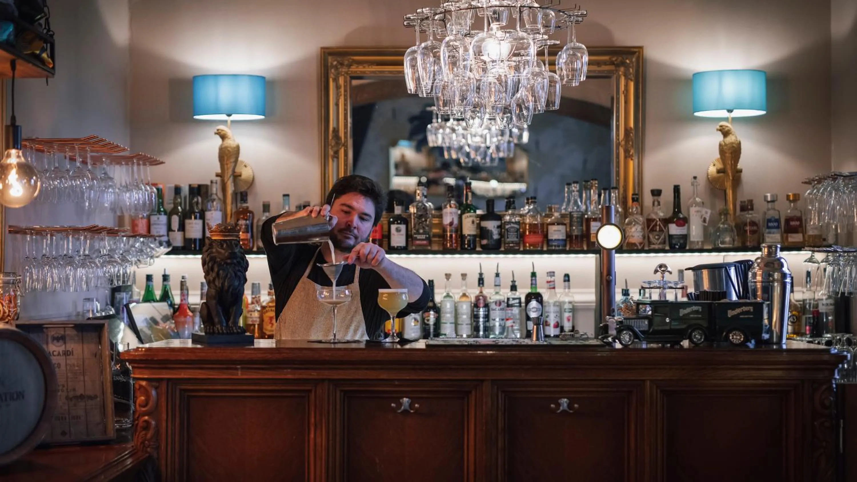 Lounge or bar in Slottshotellet Annex