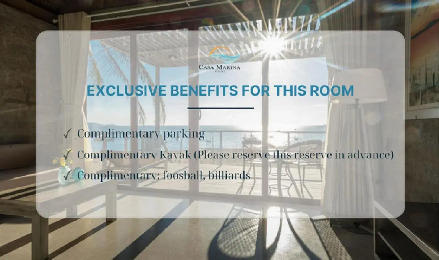 Bungalow - Ocean Front in Casa Marina Resort Bungalow - Ocean Front in Casa Marina Resort