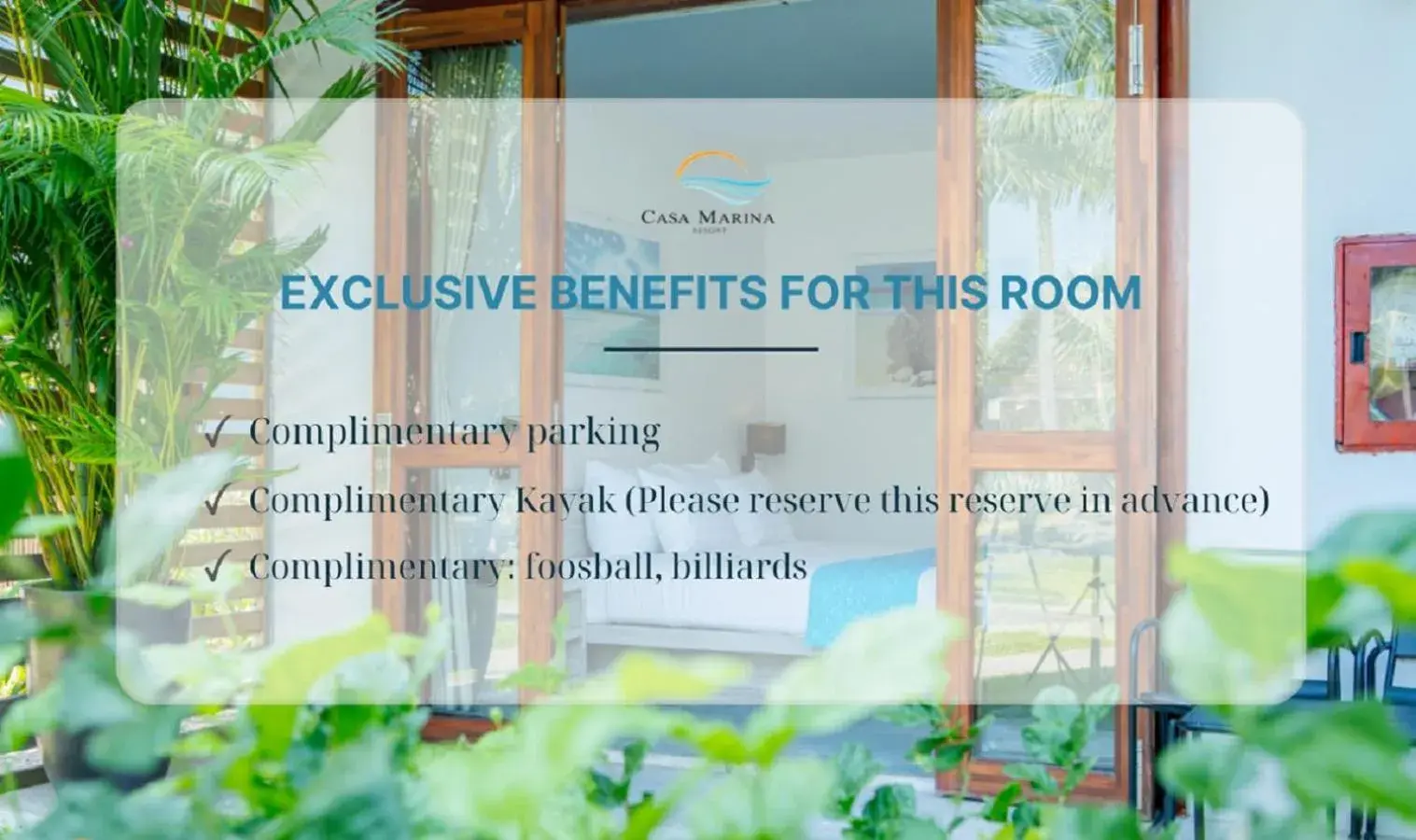 Deluxe Lotus View Double in Casa Marina Resort Deluxe Lotus View Double in Casa Marina Resort