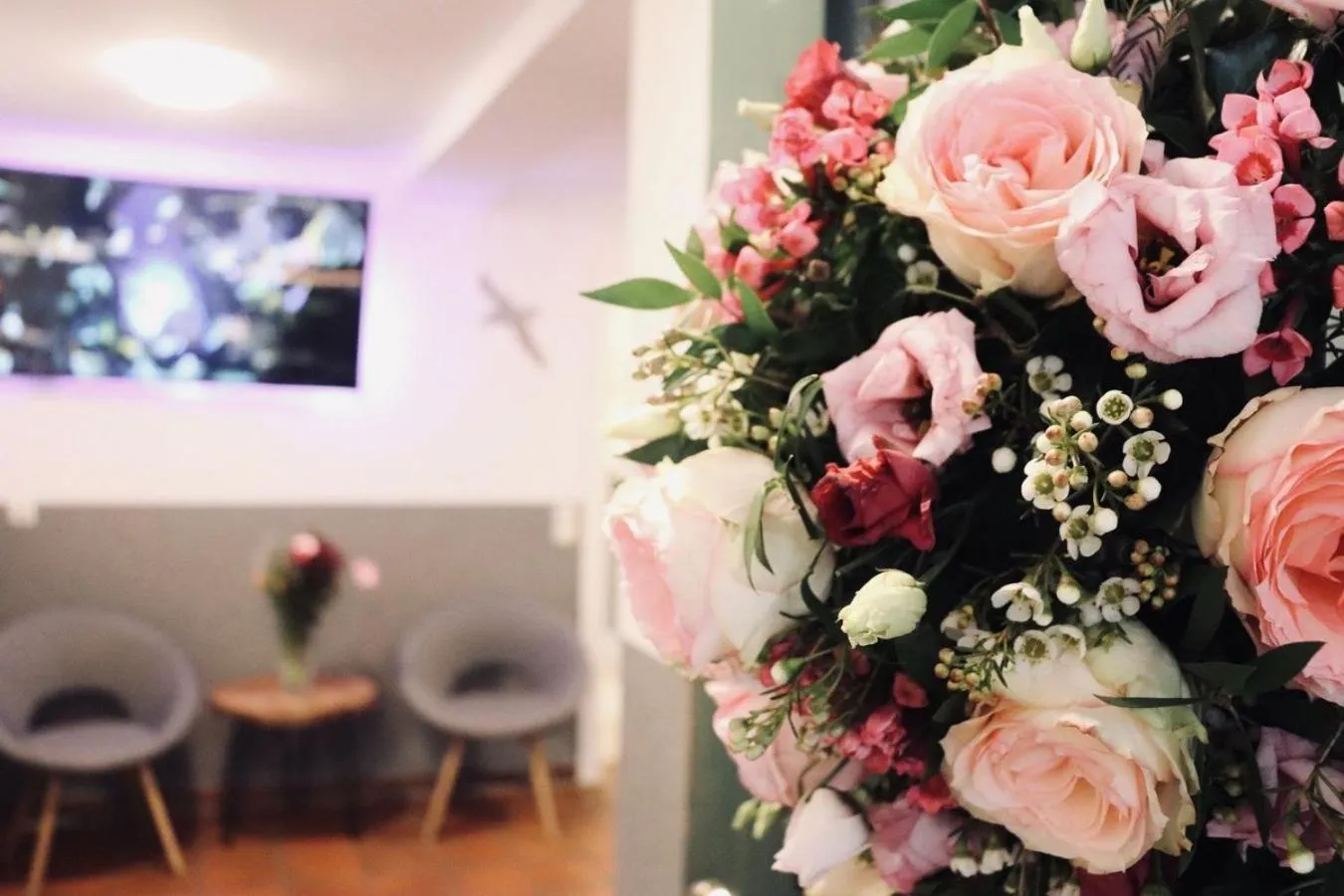 Lobby or reception in Hotel Garni Möwe am See