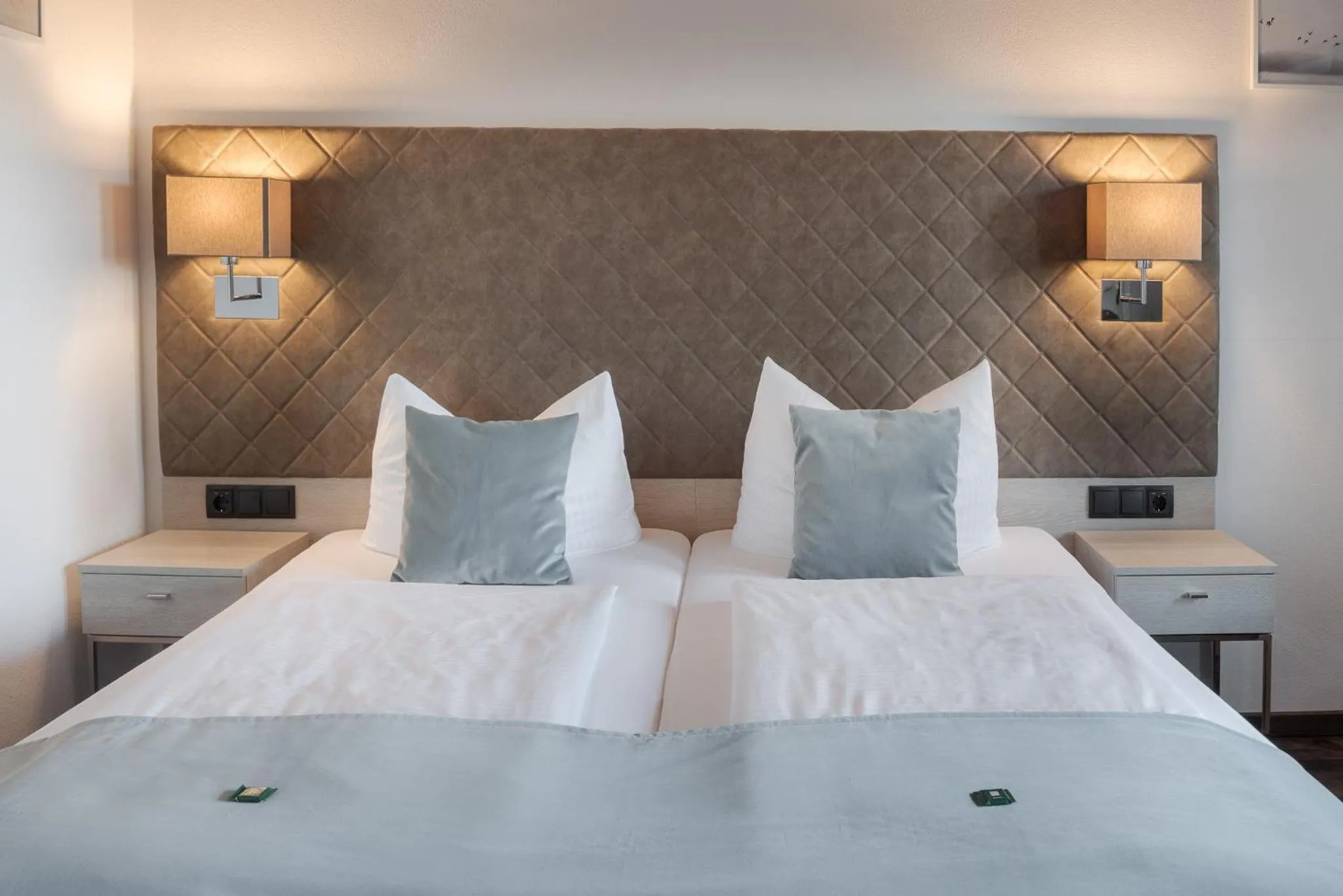 Bed in Hotel Garni Möwe am See