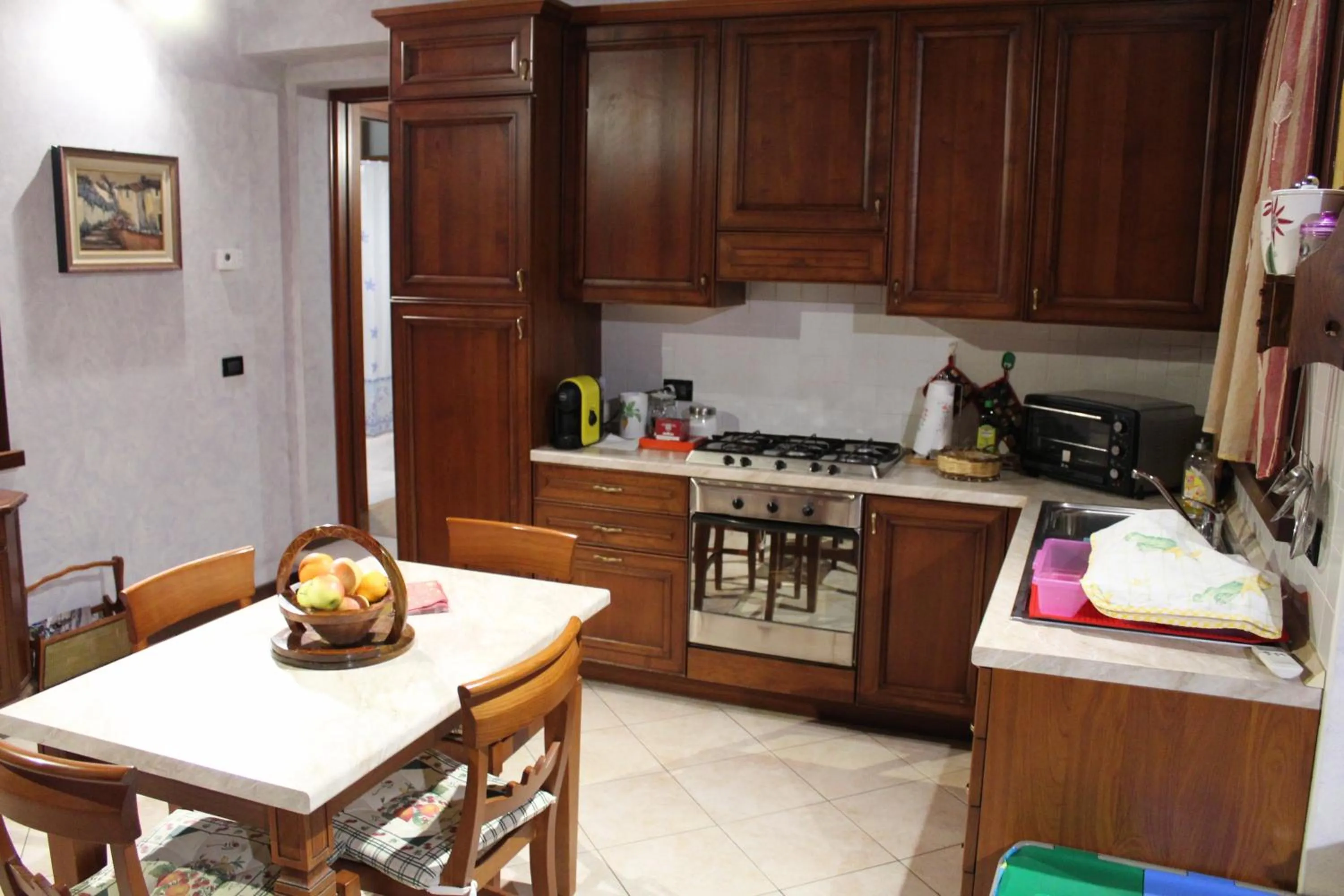 Kitchen or kitchenette in Appartamento " Nella Natura "
