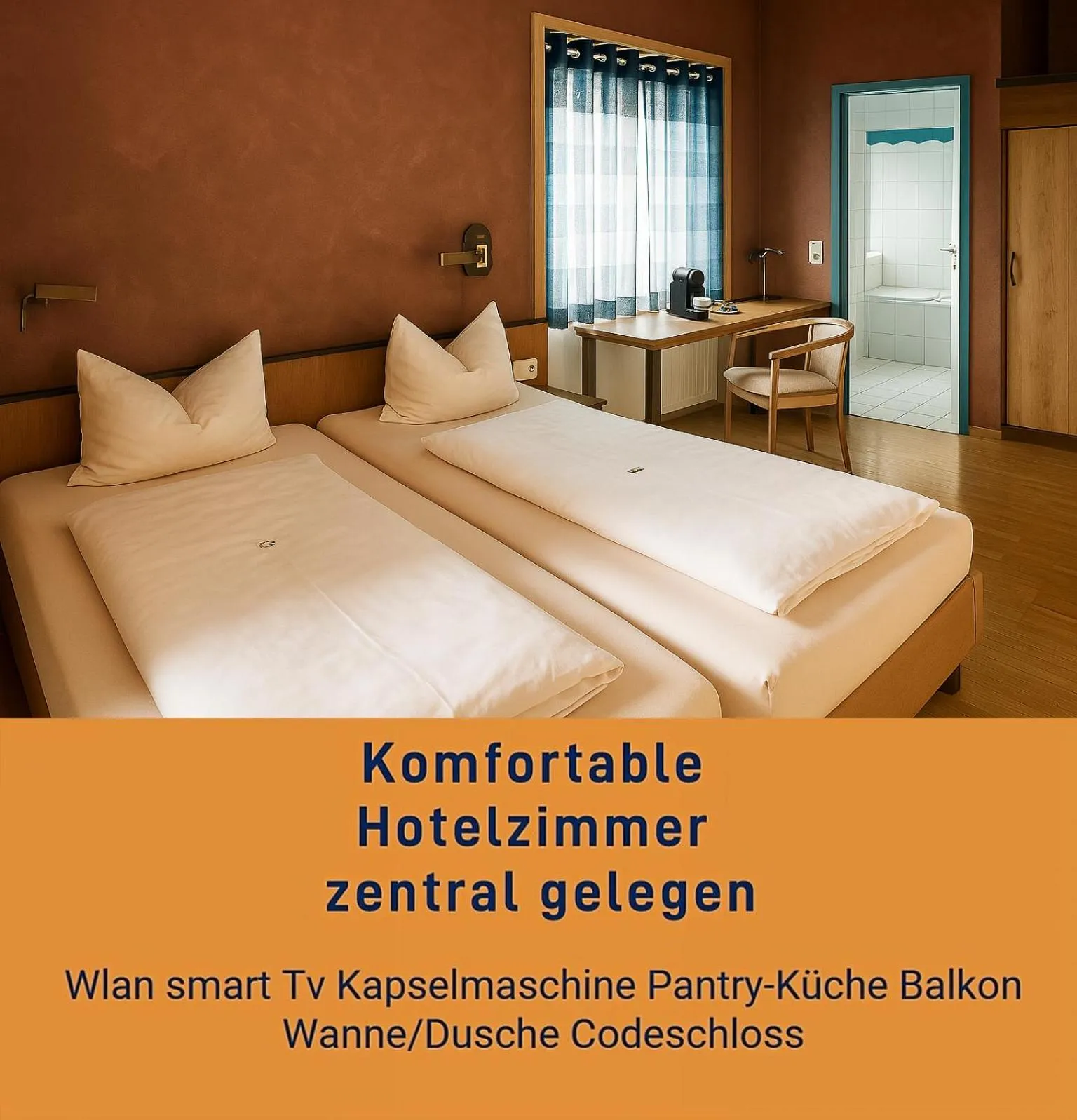 Photo of the whole room, Bed in Zum Treppche Hotel Garni