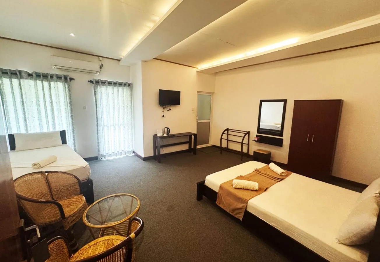 View (from property/room), Bed in Nico Lagoon Hotel