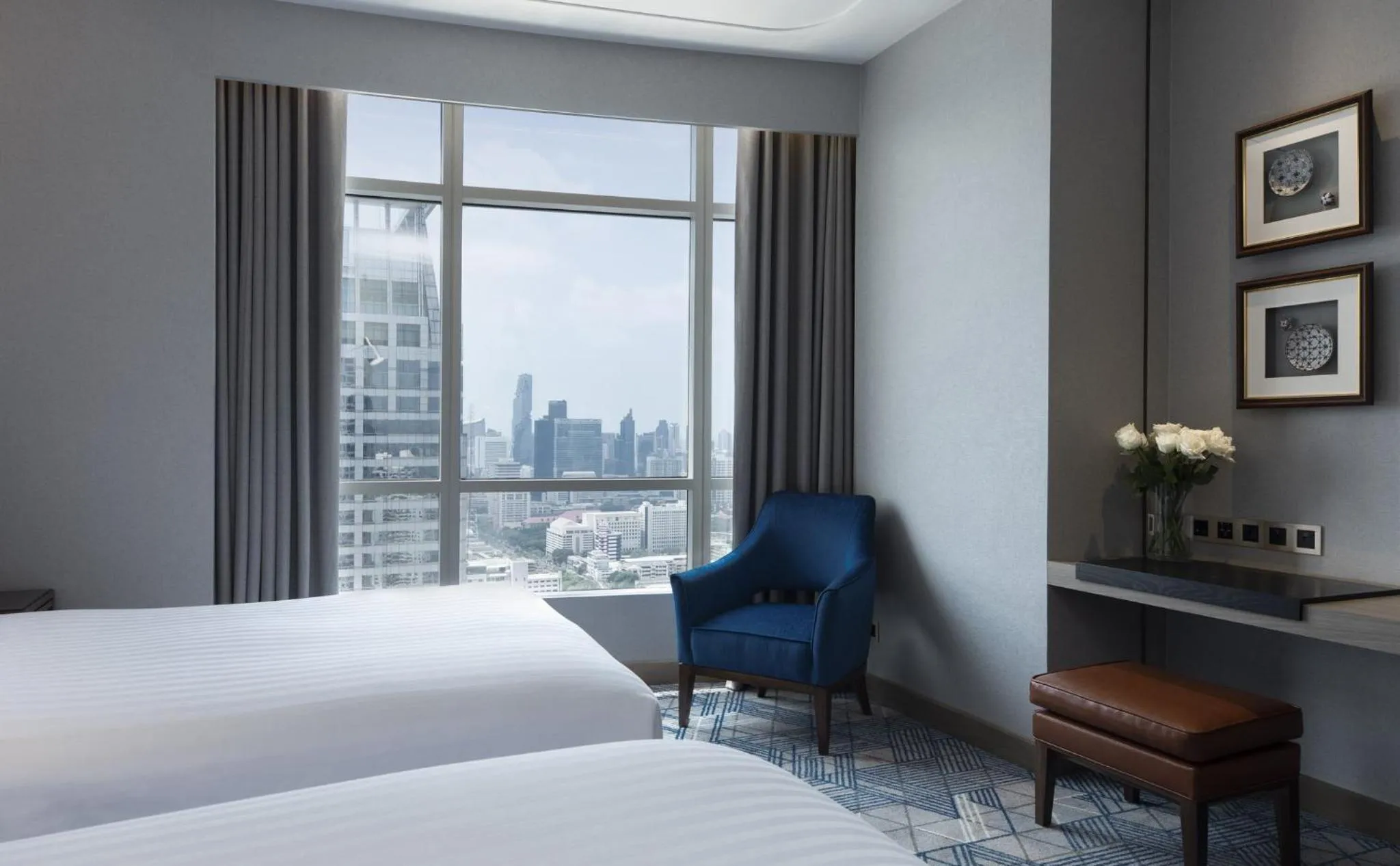 Bedroom, Bed in Centara Grand At CentralWorld