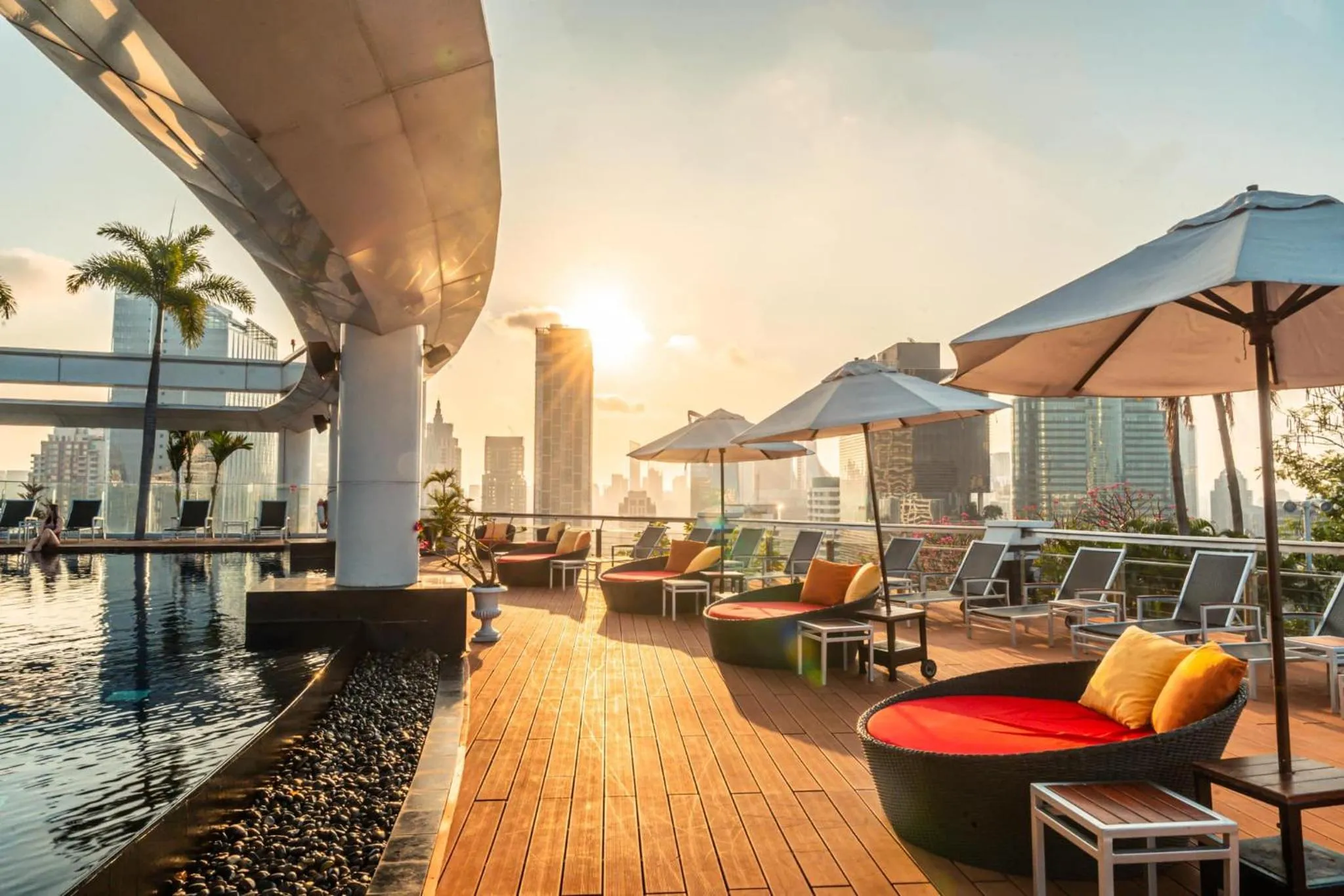 Swimming pool in Centara Grand At CentralWorld