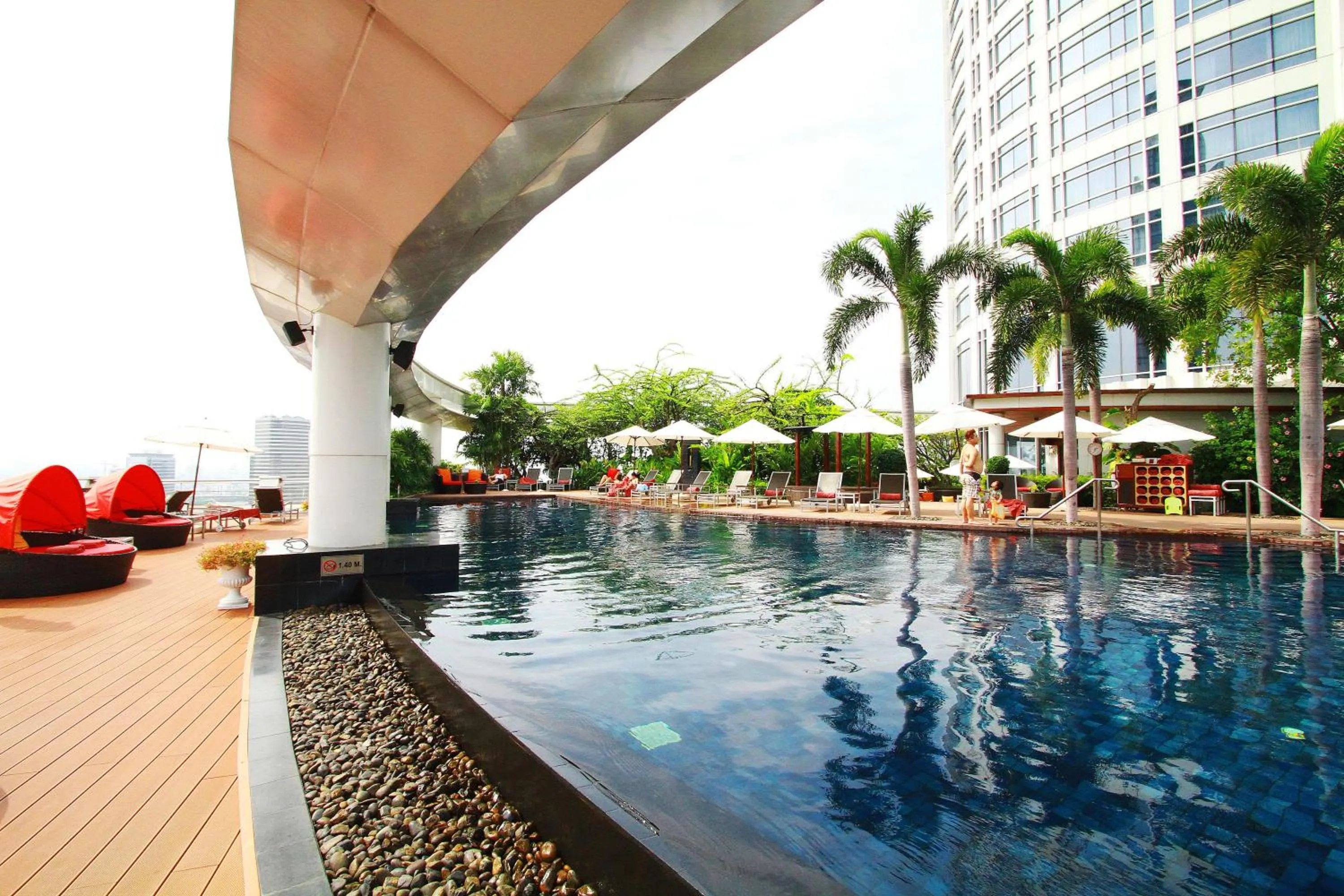 Swimming pool in Centara Grand At CentralWorld